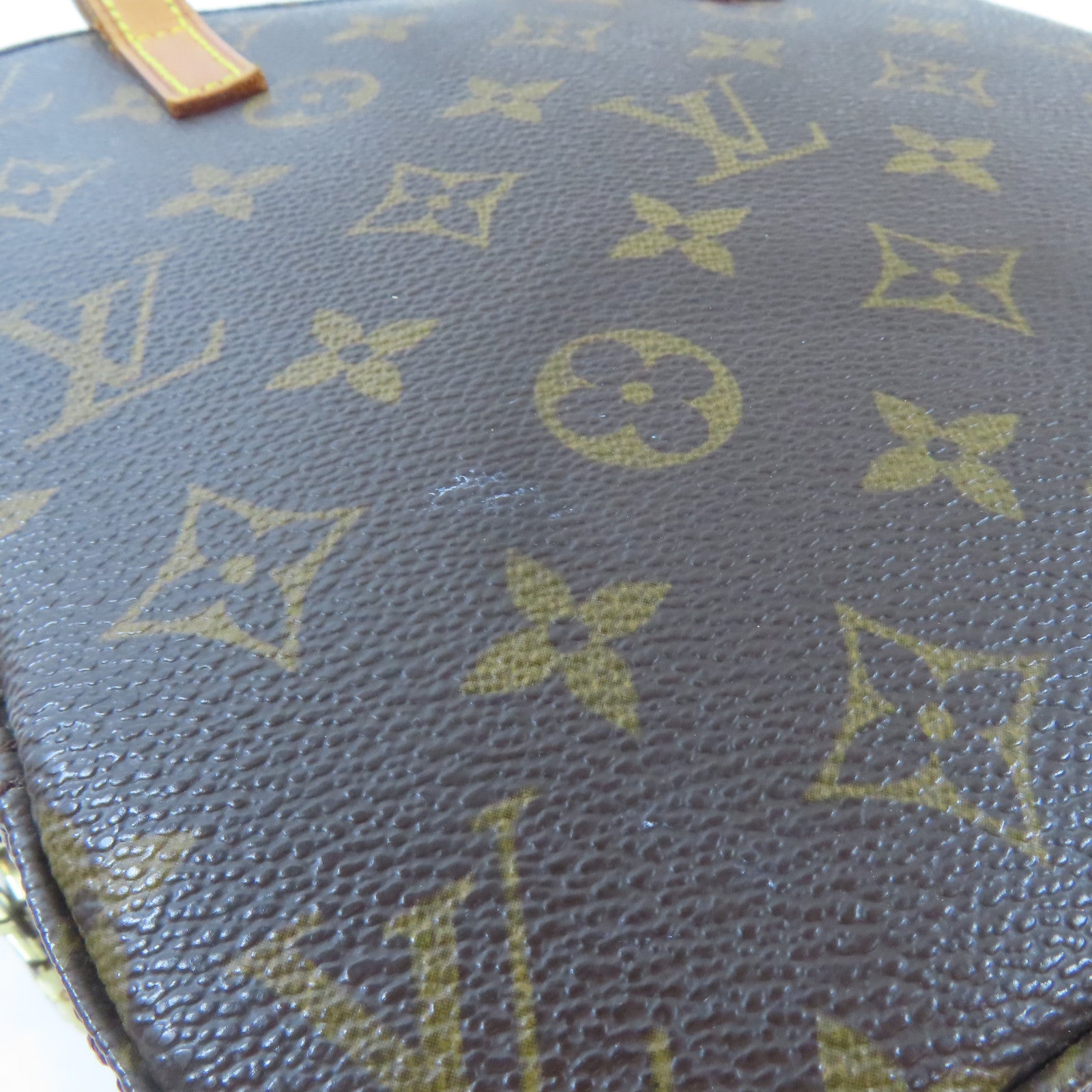 LOUIS VUITTON Monogram Spontini金扣手挽肩背兩用袋啡色