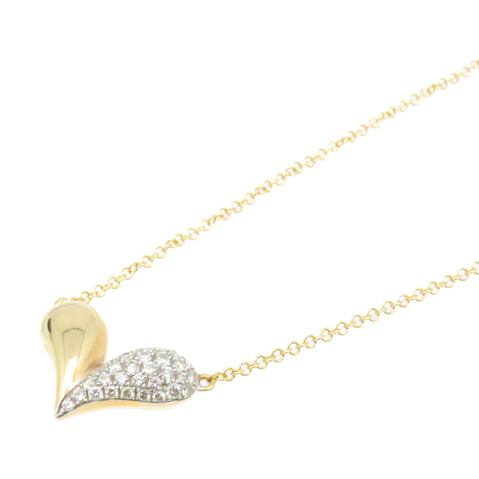 JEWELRY 【激減優惠】18K黃金Diamond Necklace 0.24ct鑽石項鏈