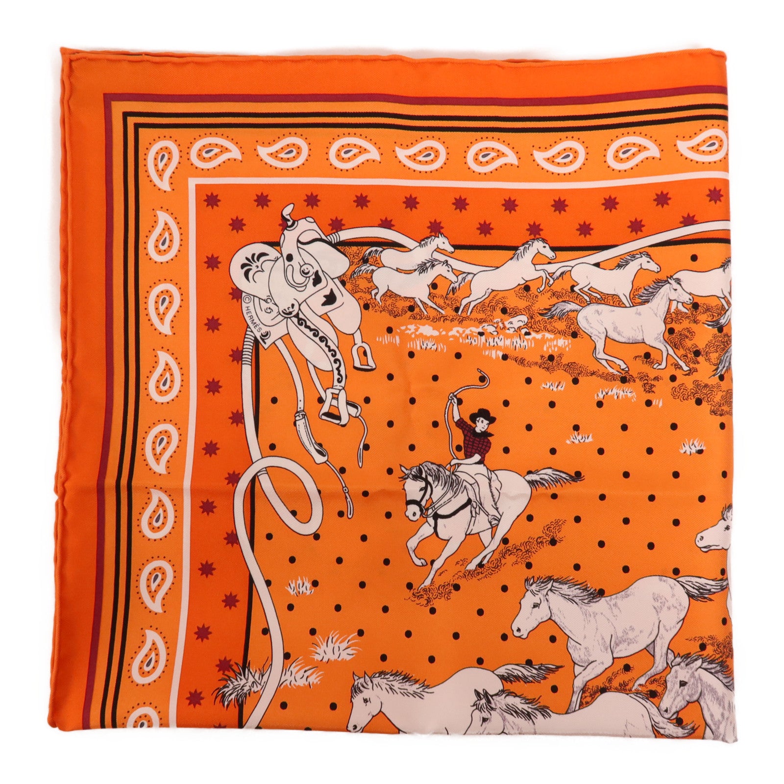HERMES 絲質Scarf絲巾