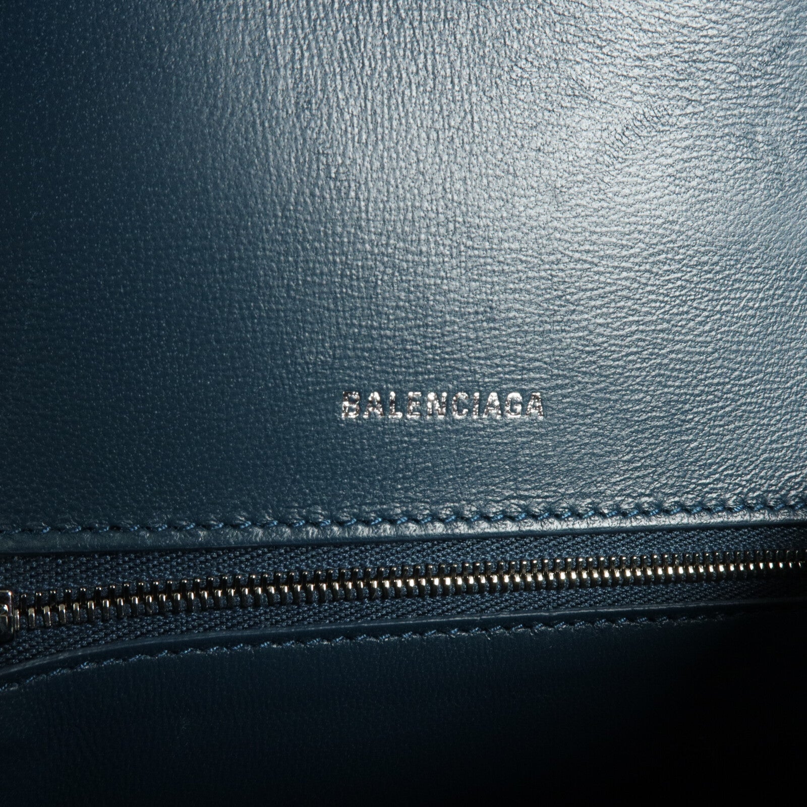 BALENCIAGA 壓花皮革Hourglass Small手挽肩背兩用袋