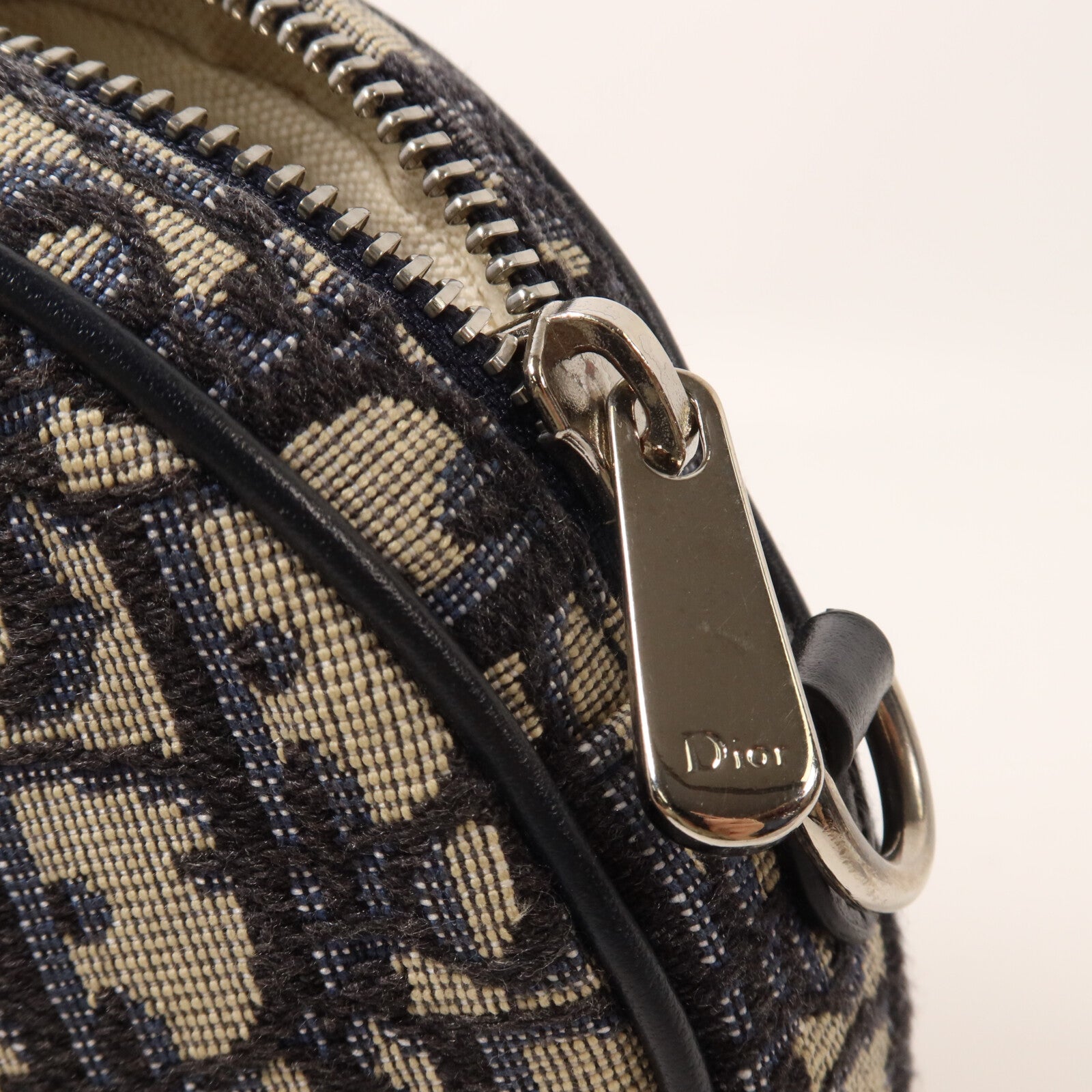 Dior 帆布/牛皮皮革Baby Ball Oblique肩背袋