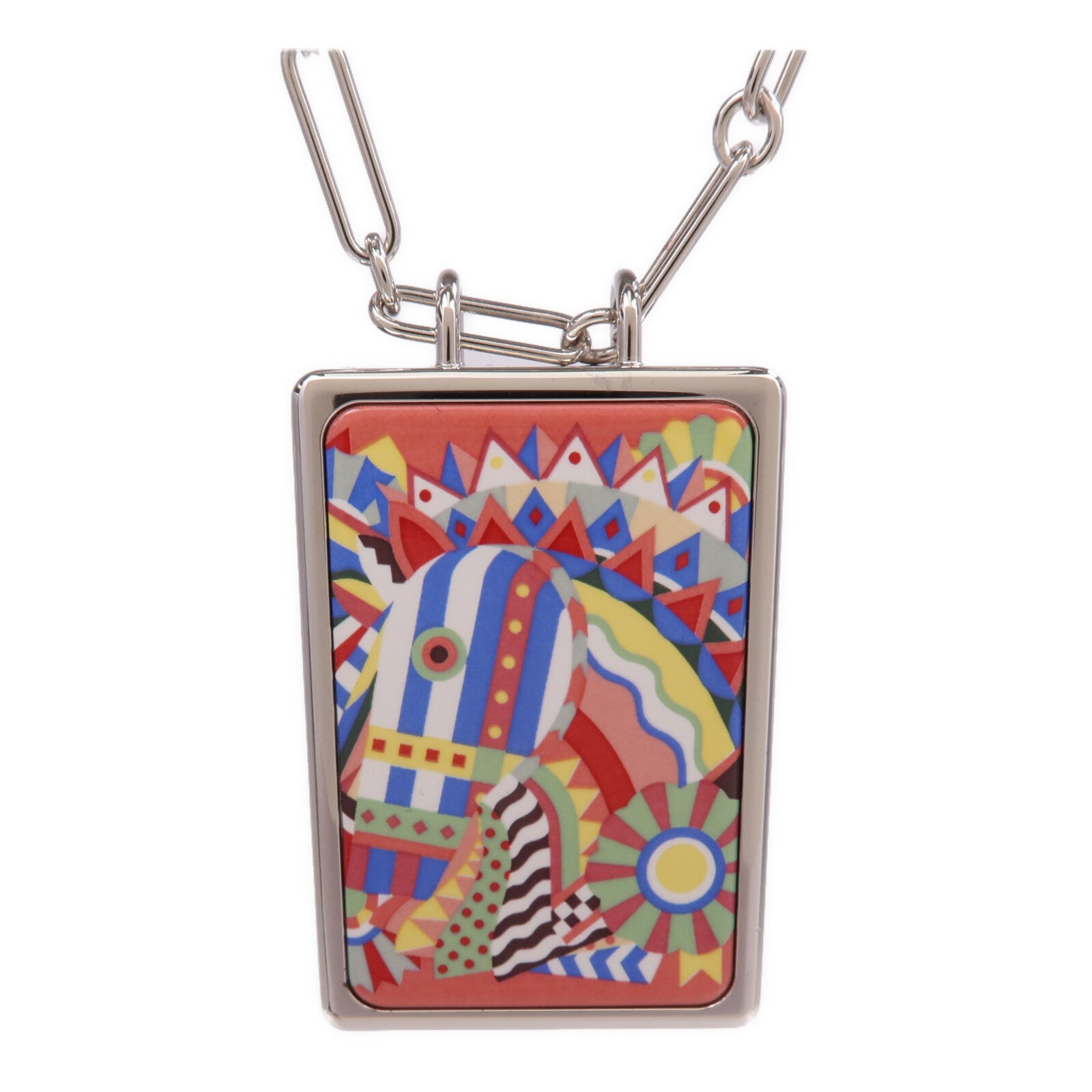 HERMES 金屬Locket Necklace項鍊