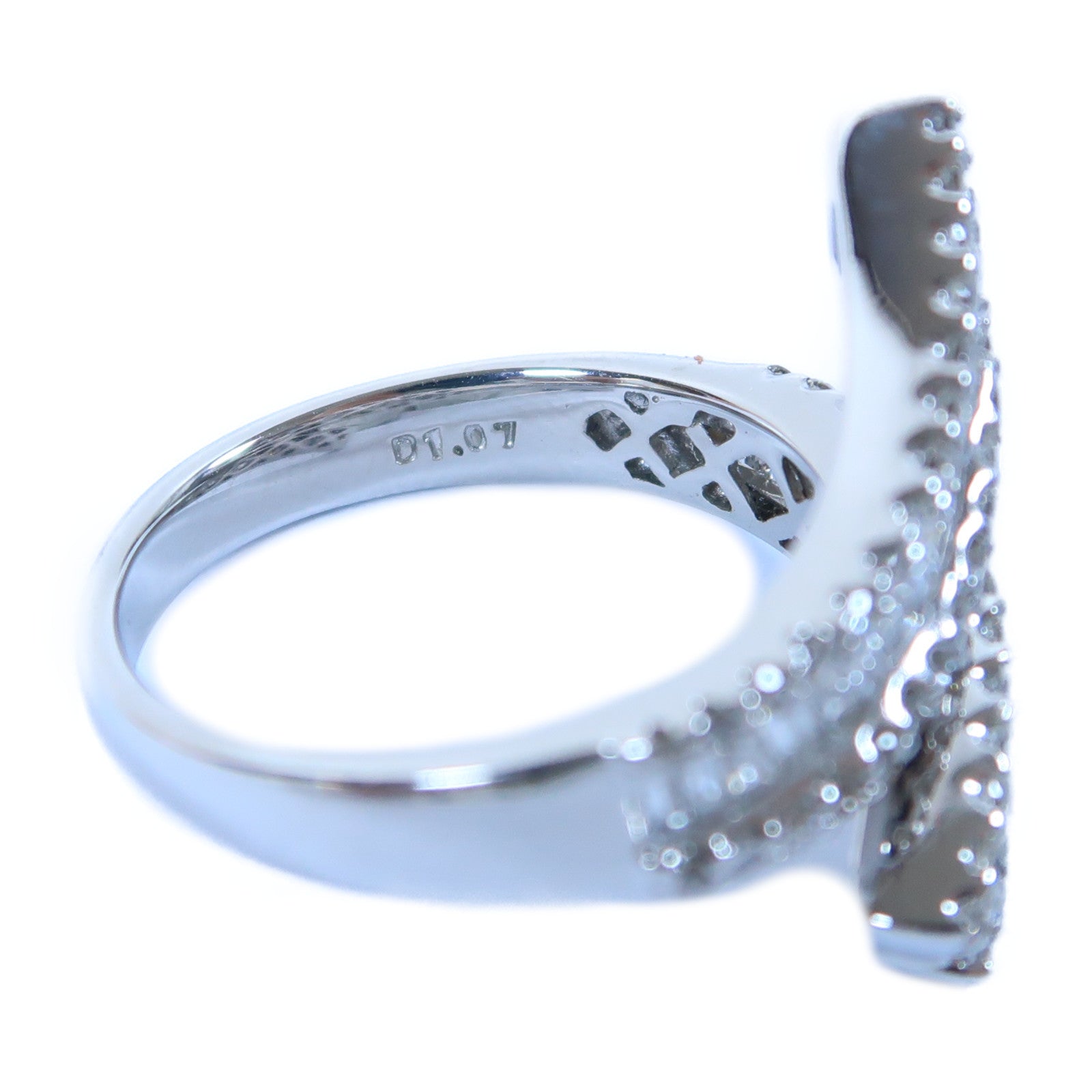 JEWELRY 【激減優惠】18K白金Diamond Ring 1.07ct鑽石戒指US#7.75