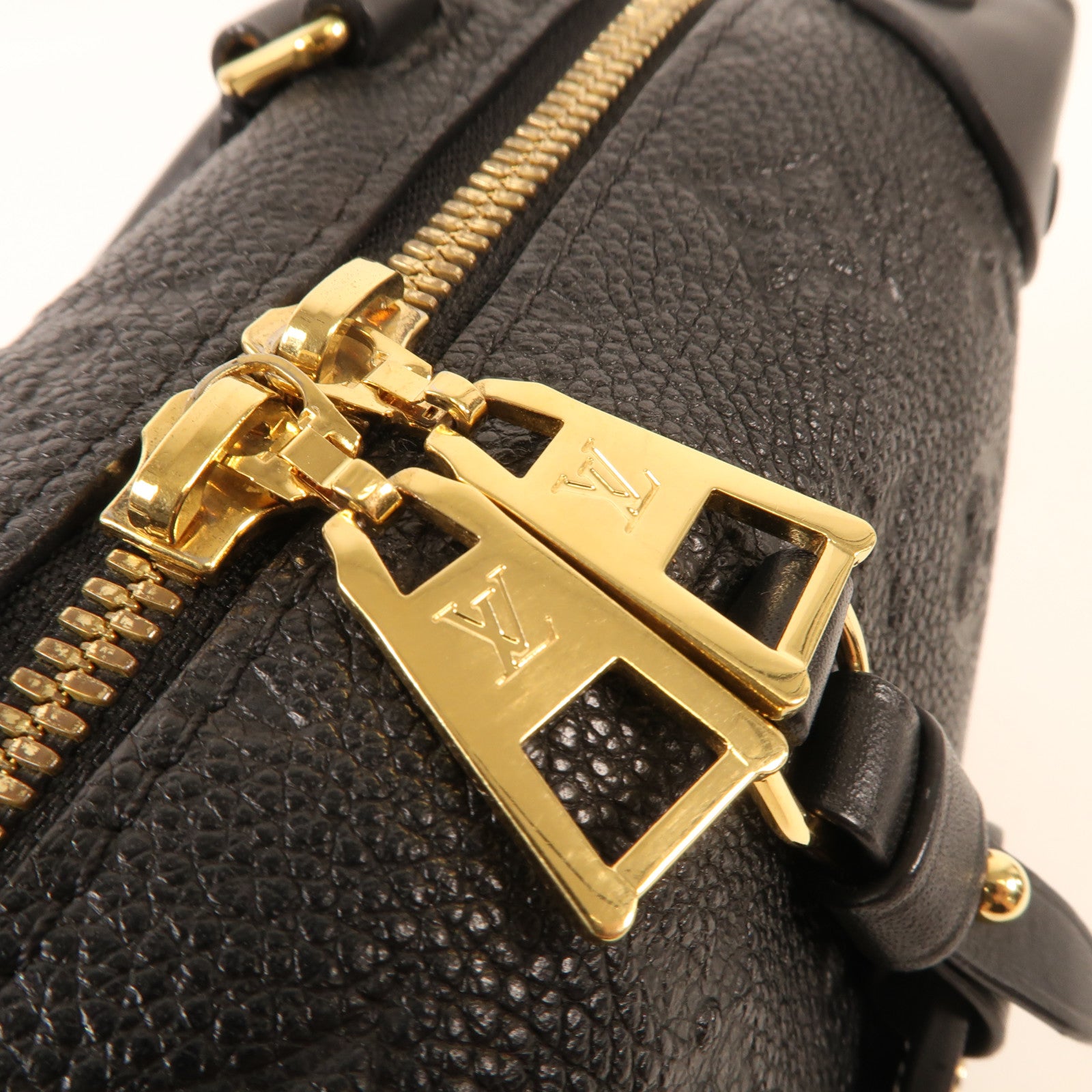 LOUIS VUITTON Monogram Empreinte Petite金扣手挽肩背兩用袋