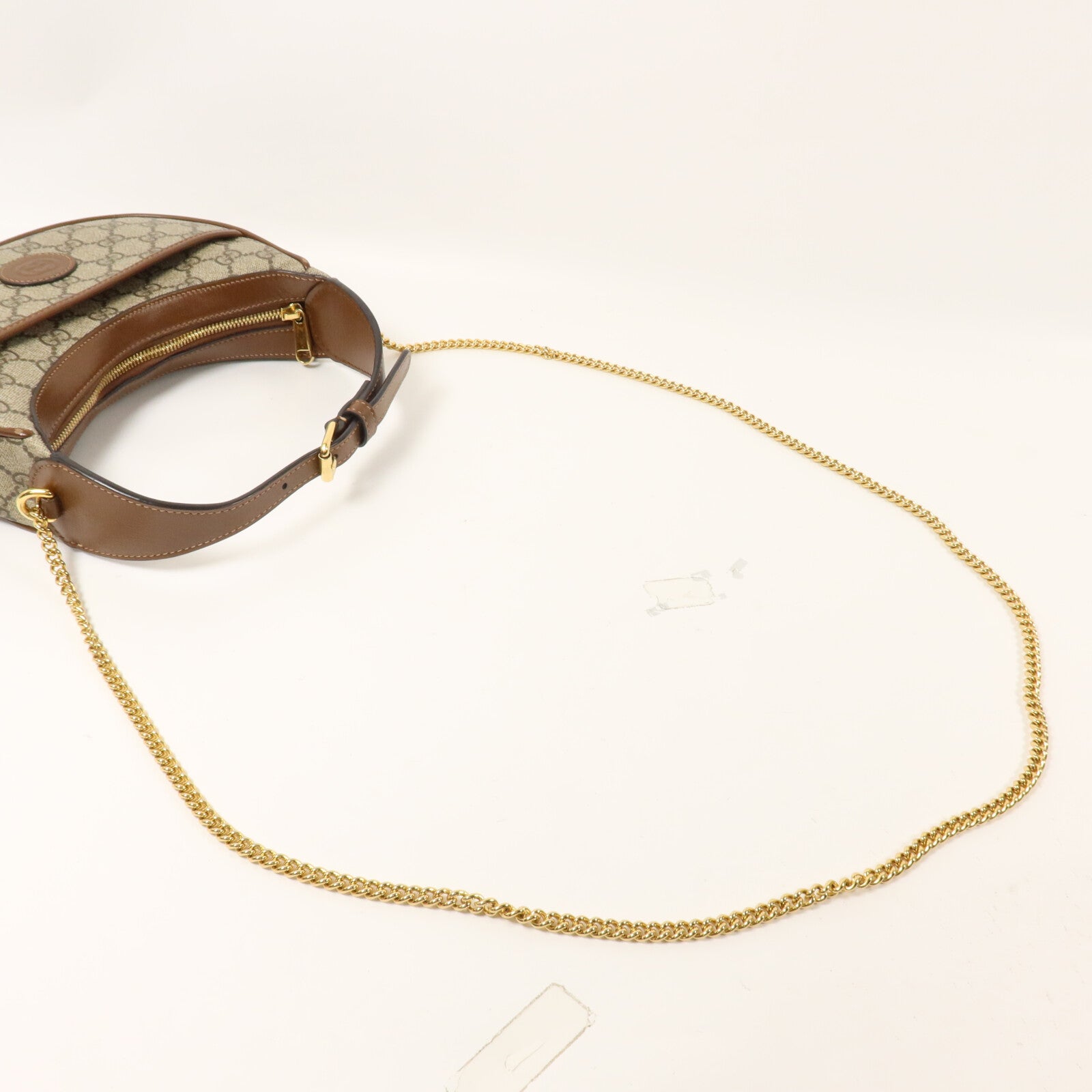 GUCCI 塗層帆布2 Way Shoulder鏈帶手挽肩背兩用袋