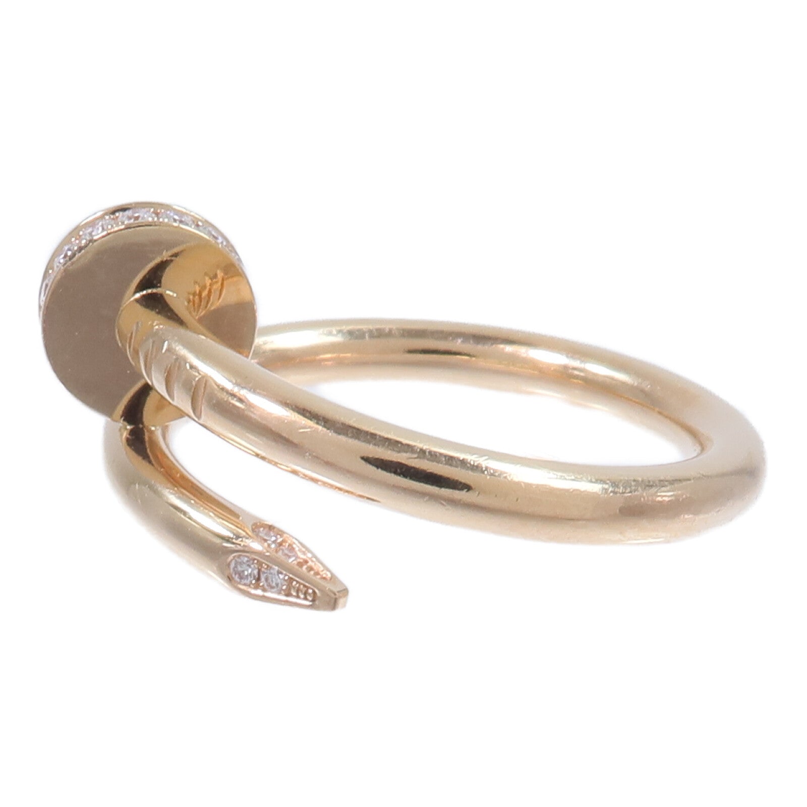 CARTIER 18K玫瑰金Juste Un Clou Classic Design Diamond鑽石戒指