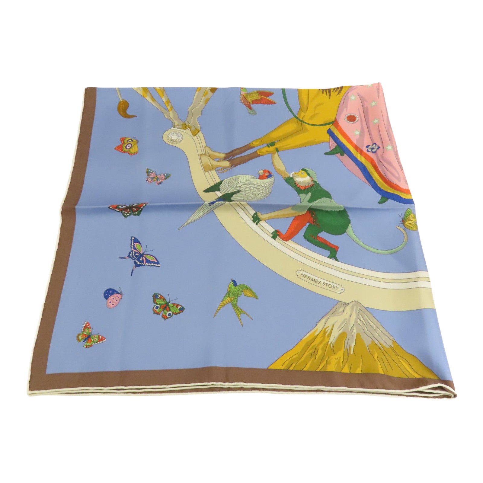 HERMES 絲質Scarf 90x90絲巾