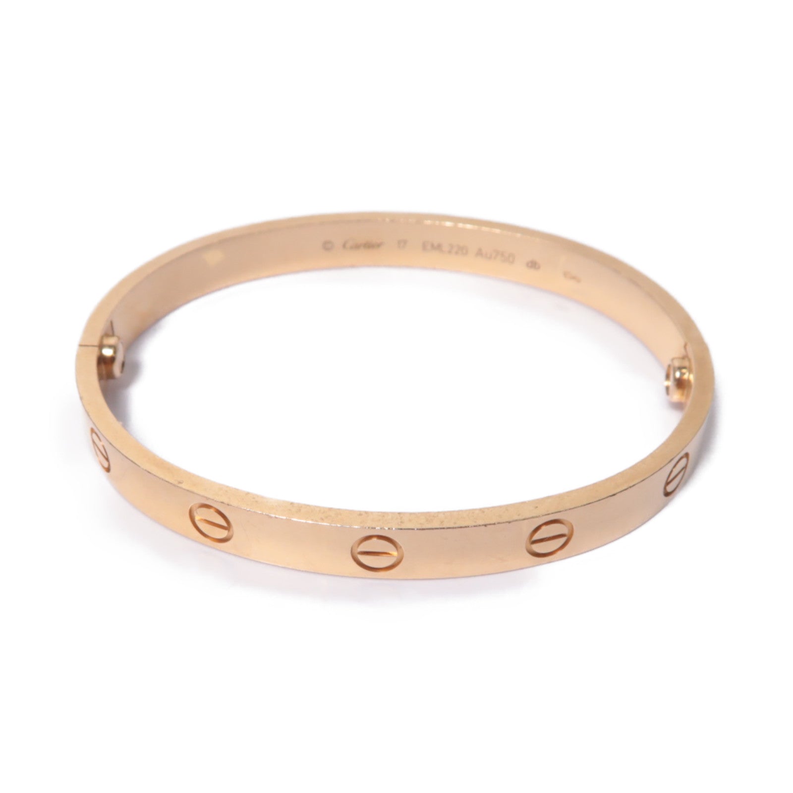 CARTIER 【激減優惠】18K玫瑰金Love Bracelet/Bangle手鐲Cartier#17