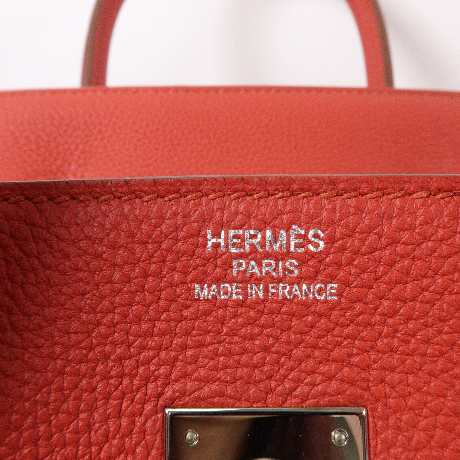 HERMES Togo皮革Birkin 35手挽袋Rough Piment