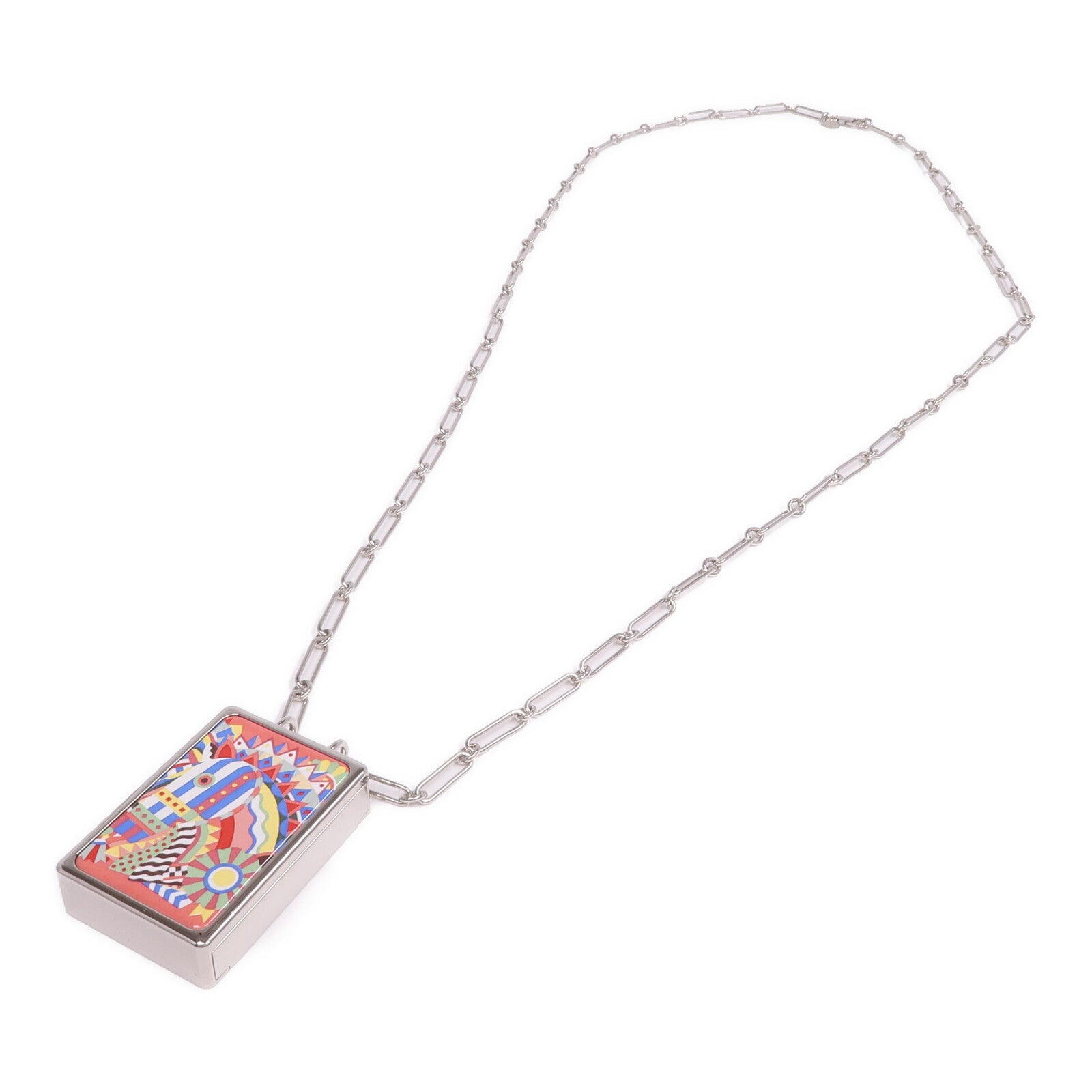 HERMES 金屬Locket Necklace項鍊