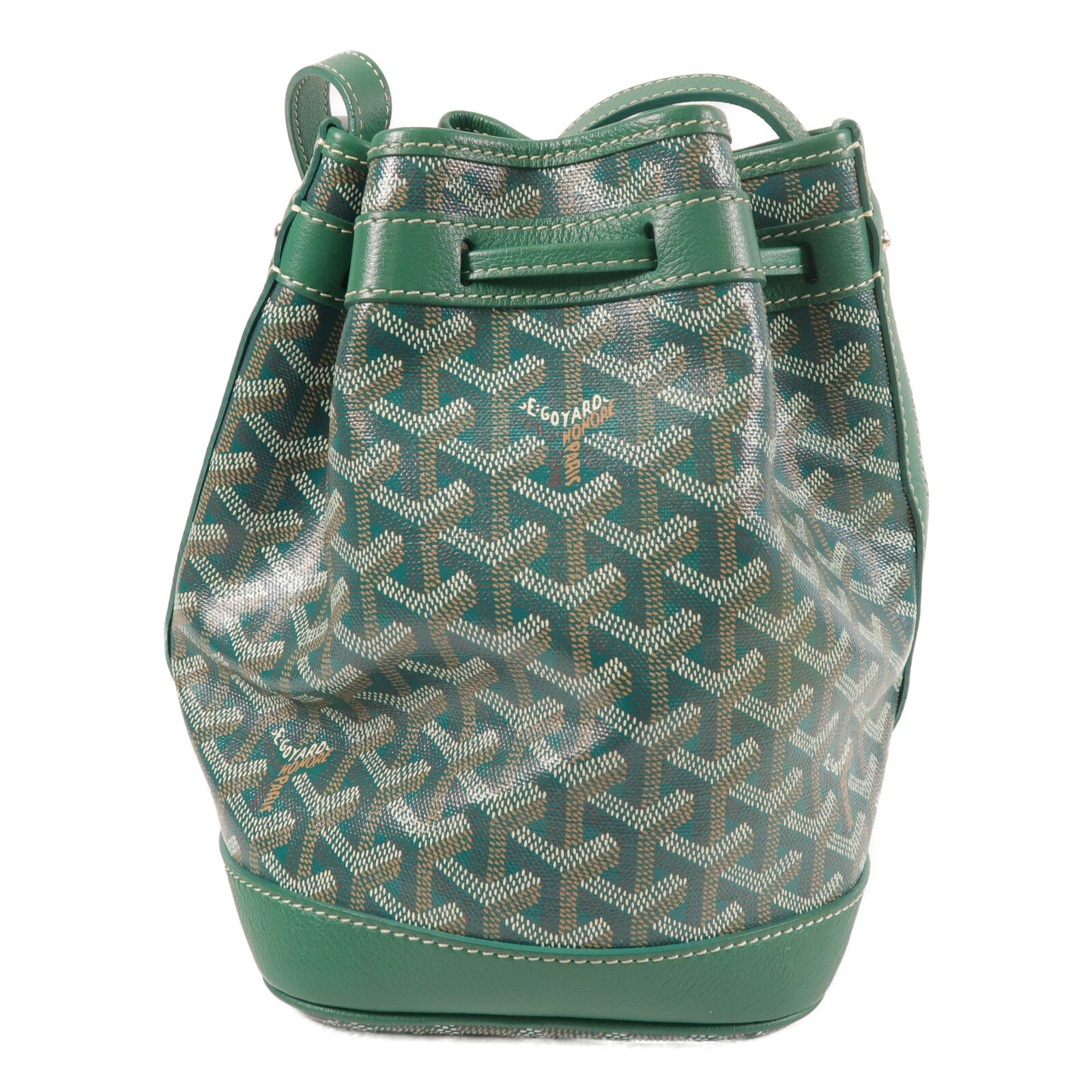 GOYARD 塗層帆布Petit Flot Bucket Bag PM銀扣肩背袋