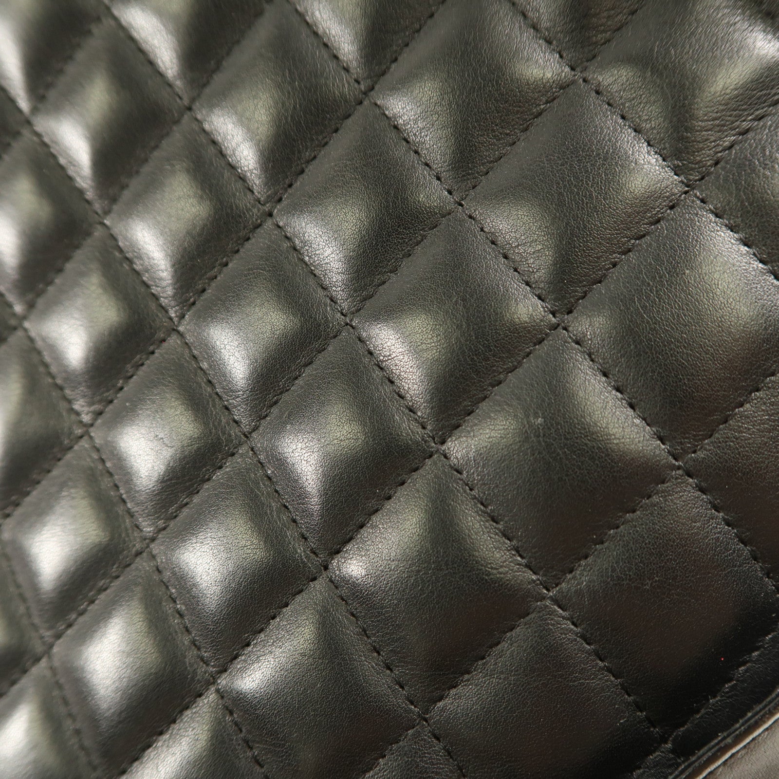 CHANEL 牛皮皮革Cambon Tote Bag銀扣手挽袋