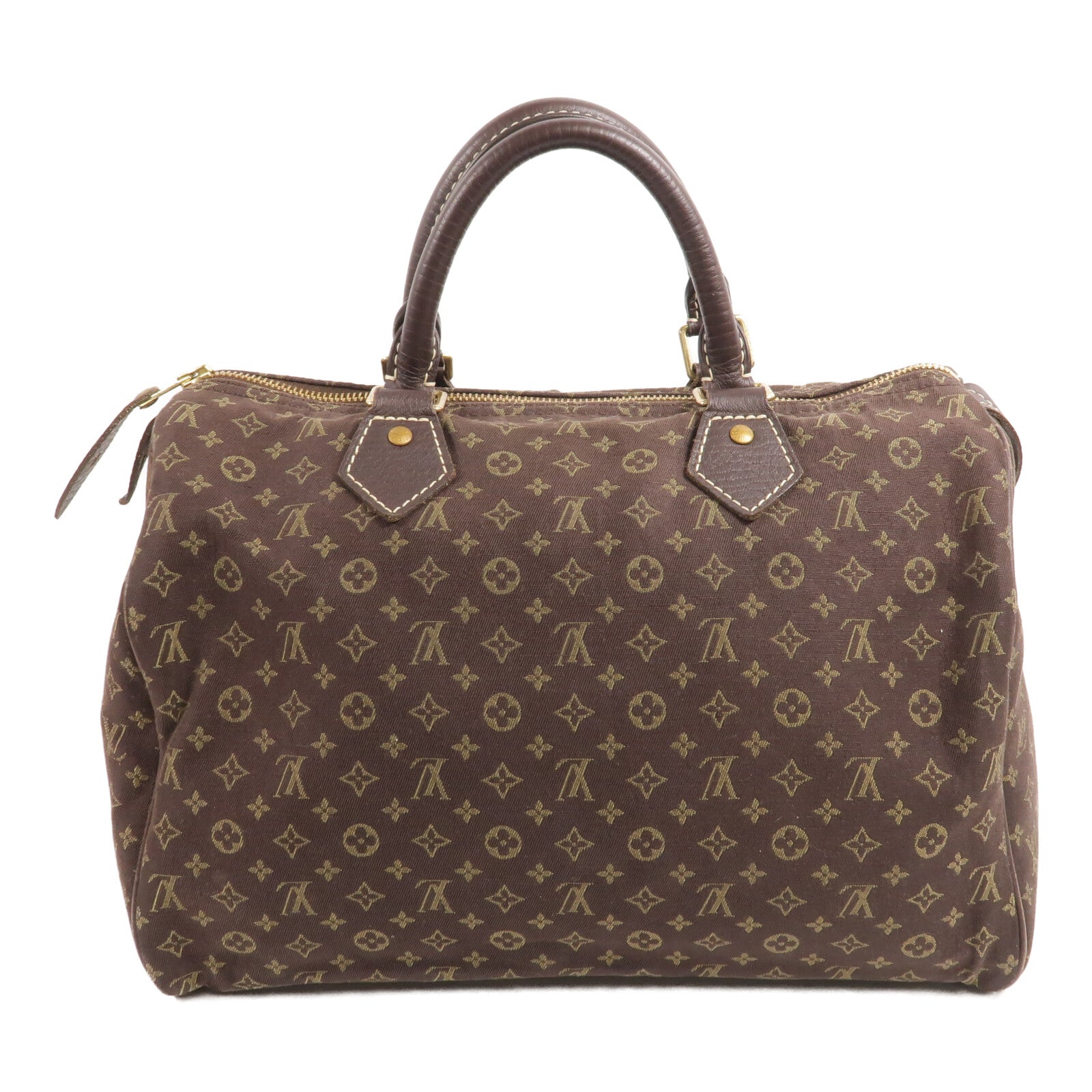 LOUIS VUITTON Monogram Mini Lin Speedy 30手挽袋