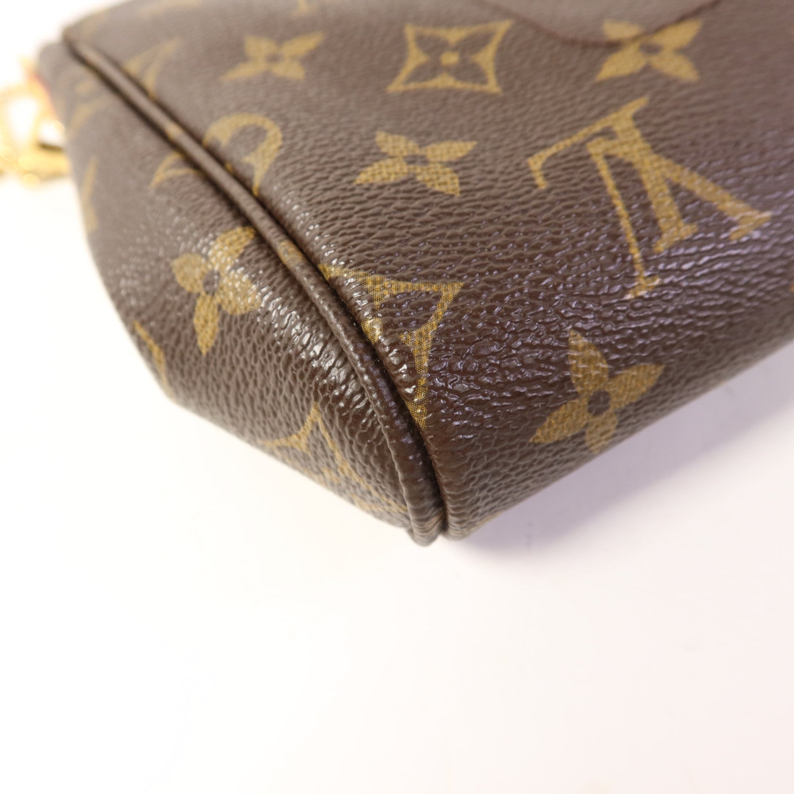 LOUIS VUITTON Monogram Favorite MM金扣手挽肩背兩用袋