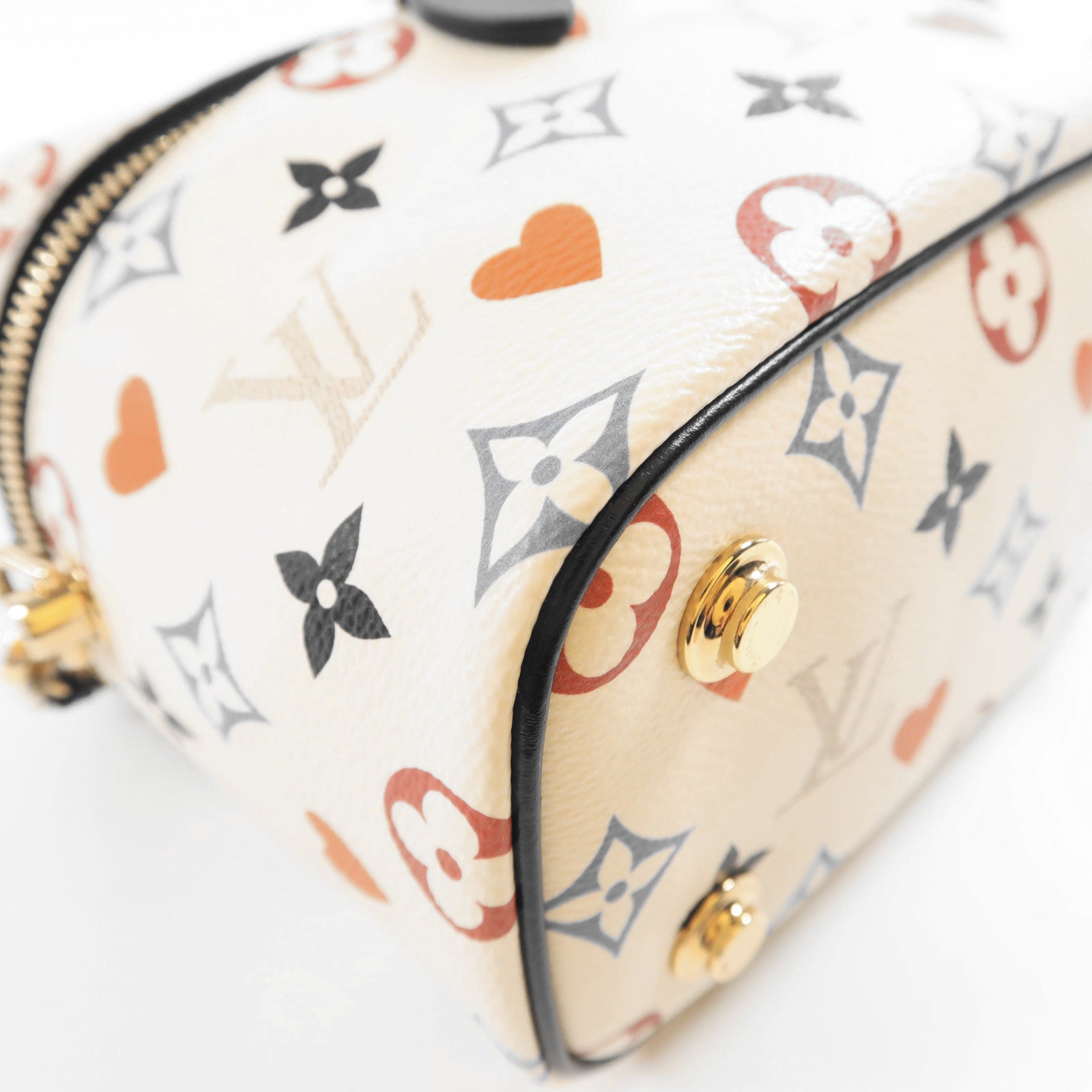 LOUIS VUITTON Monogram Game On Vanity PM金扣鏈帶手挽肩背兩用袋