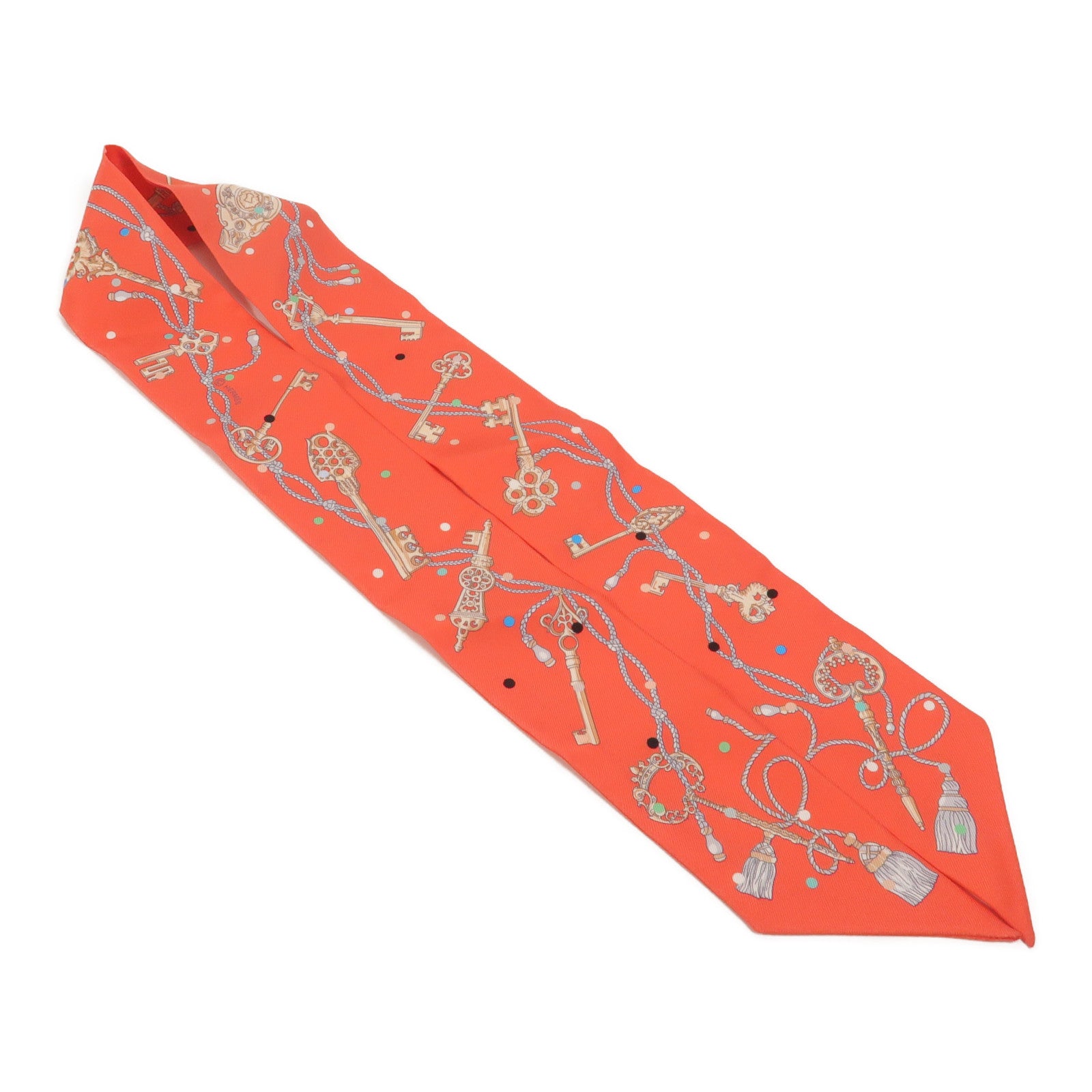 HERMES 【激減優惠】絲質Twilly絲巾