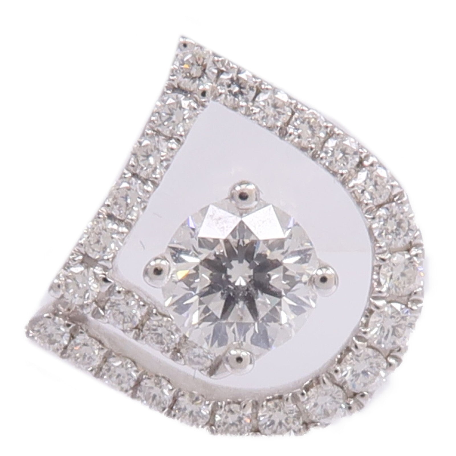 JEWELRY 18K白金Diamond Pendant Top鑽石吊墜