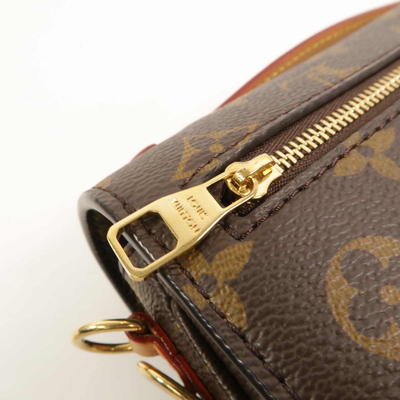 LOUIS VUITTON Monogram Pochette Metis East West金扣手挽肩背兩用袋