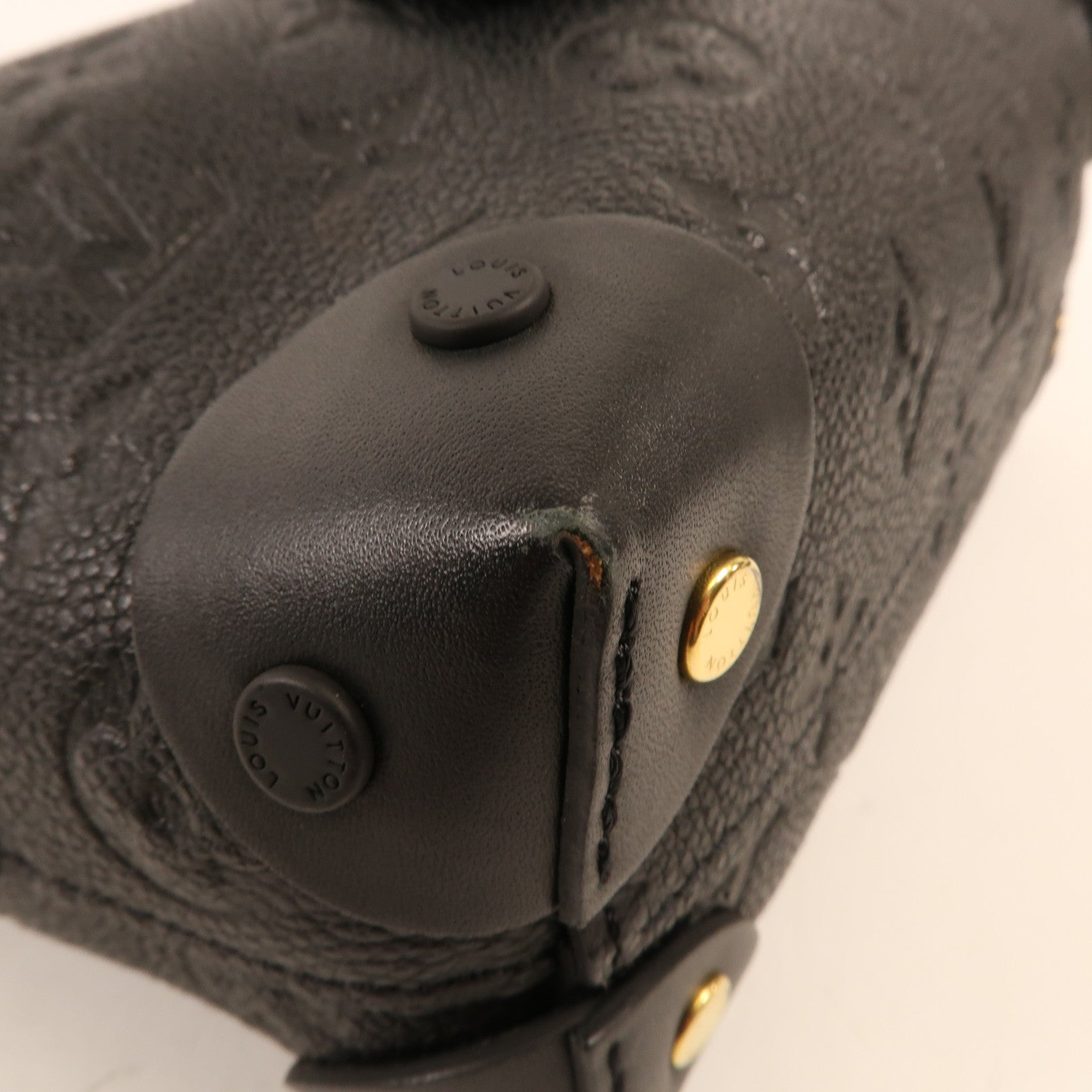 LOUIS VUITTON Monogram Empreinte Petite金扣手挽肩背兩用袋