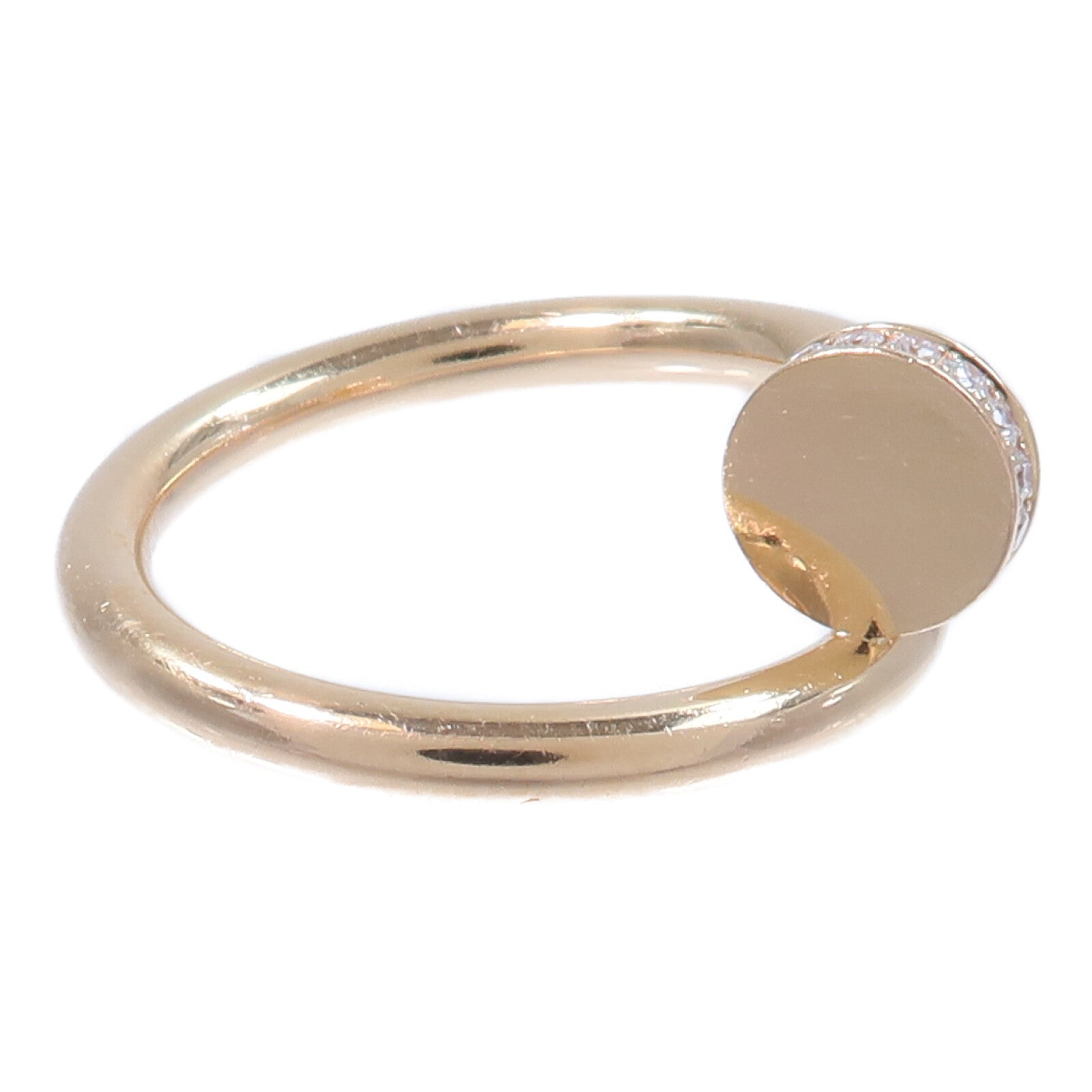 CARTIER 18K玫瑰金Juste Un Clou Classic Design Diamond鑽石戒指