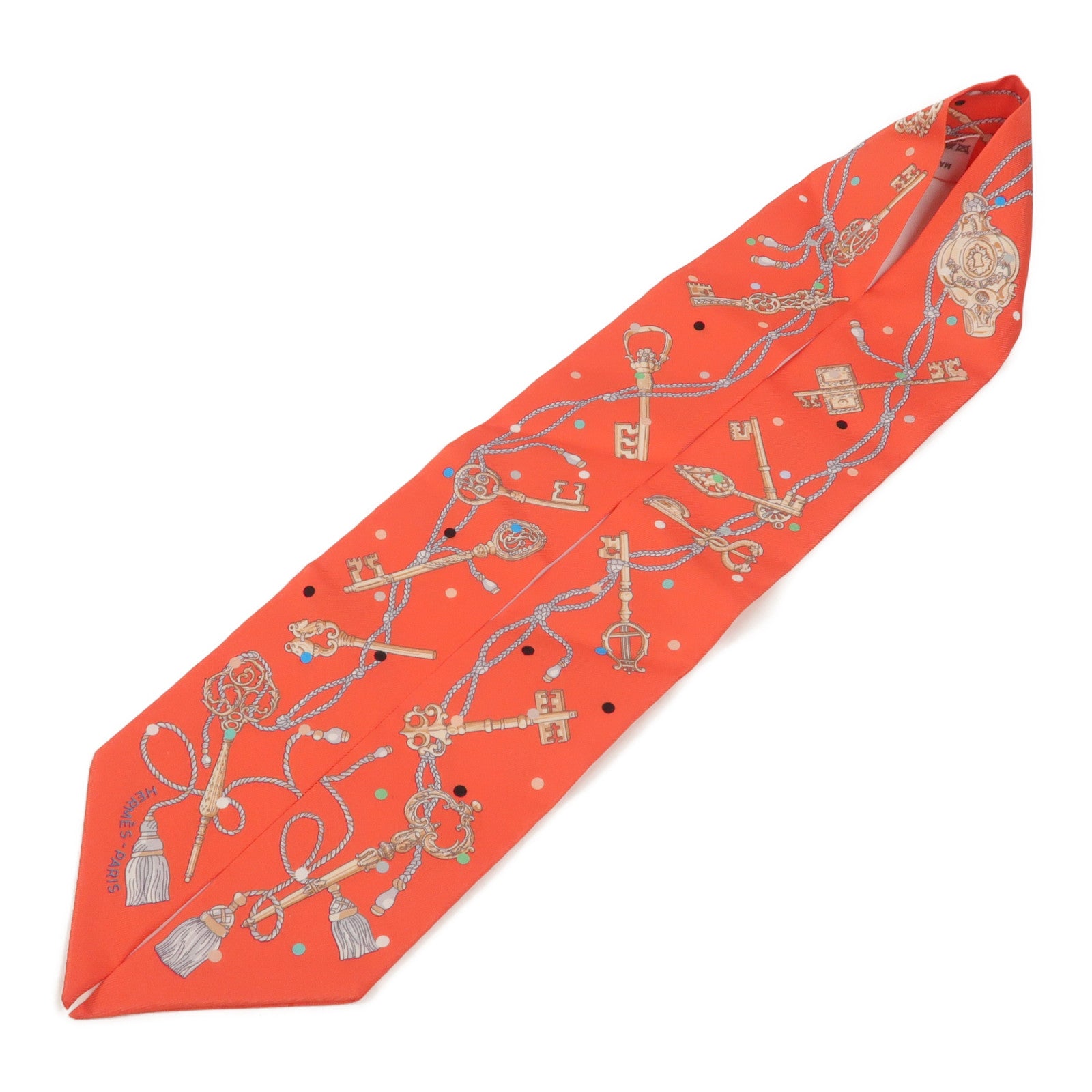 HERMES 【激減優惠】絲質Twilly絲巾