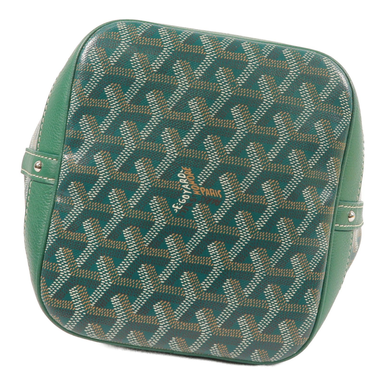 GOYARD 塗層帆布Petit Flot Bucket Bag PM銀扣肩背袋