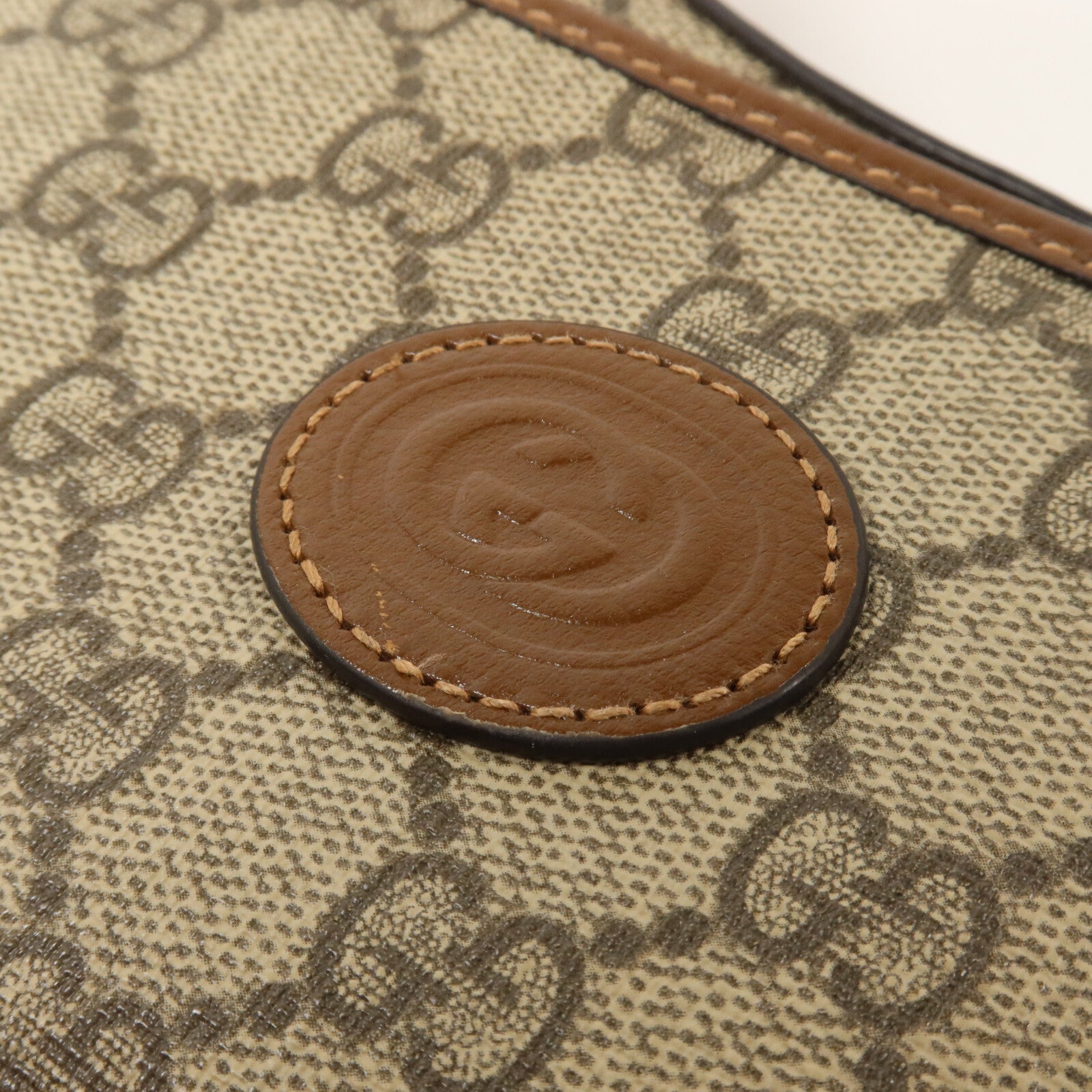 GUCCI 塗層帆布2 Way Shoulder鏈帶手挽肩背兩用袋