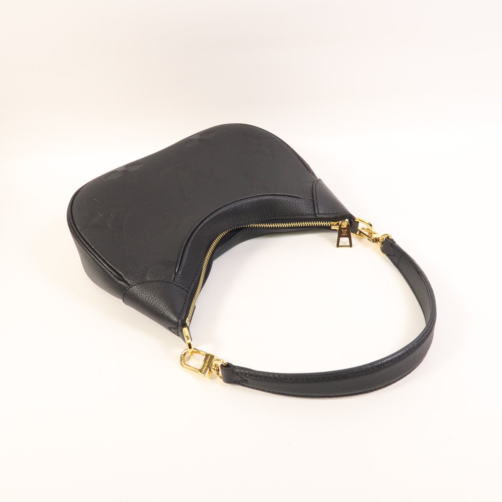 LOUIS VUITTON Monogram Empreinte Bagatelle金扣手挽肩背兩用袋