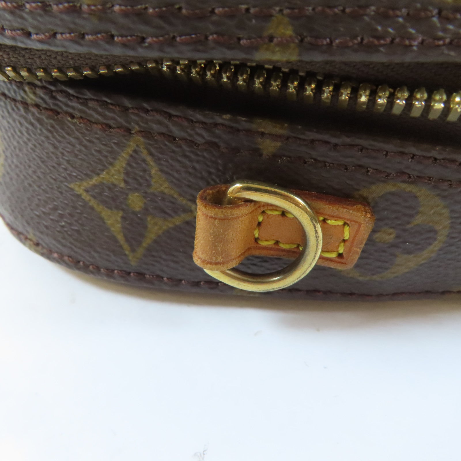 LOUIS VUITTON Monogram Spontini金扣手挽肩背兩用袋啡色