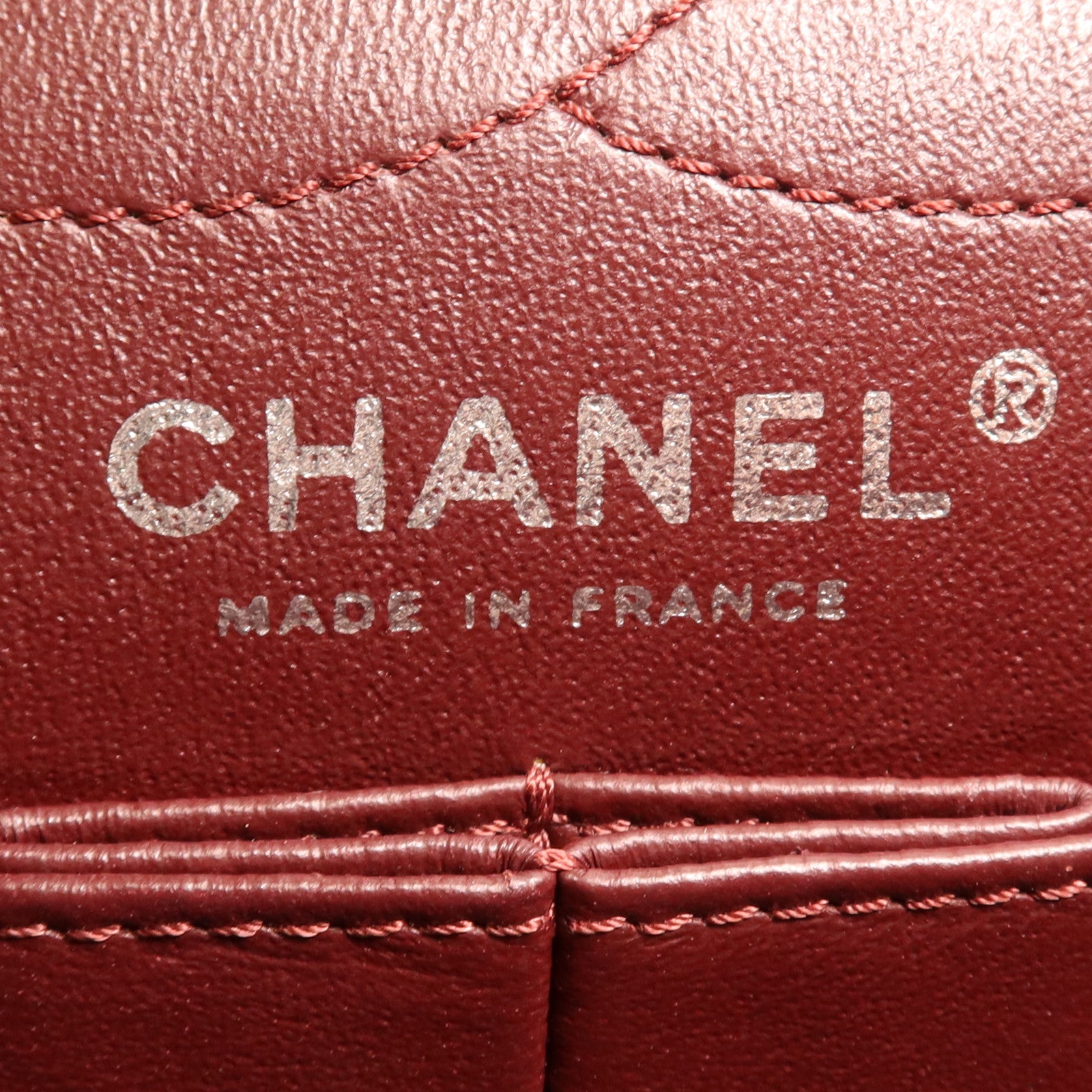 CHANEL 牛皮皮革2.55 Medium銀扣鏈帶肩背袋