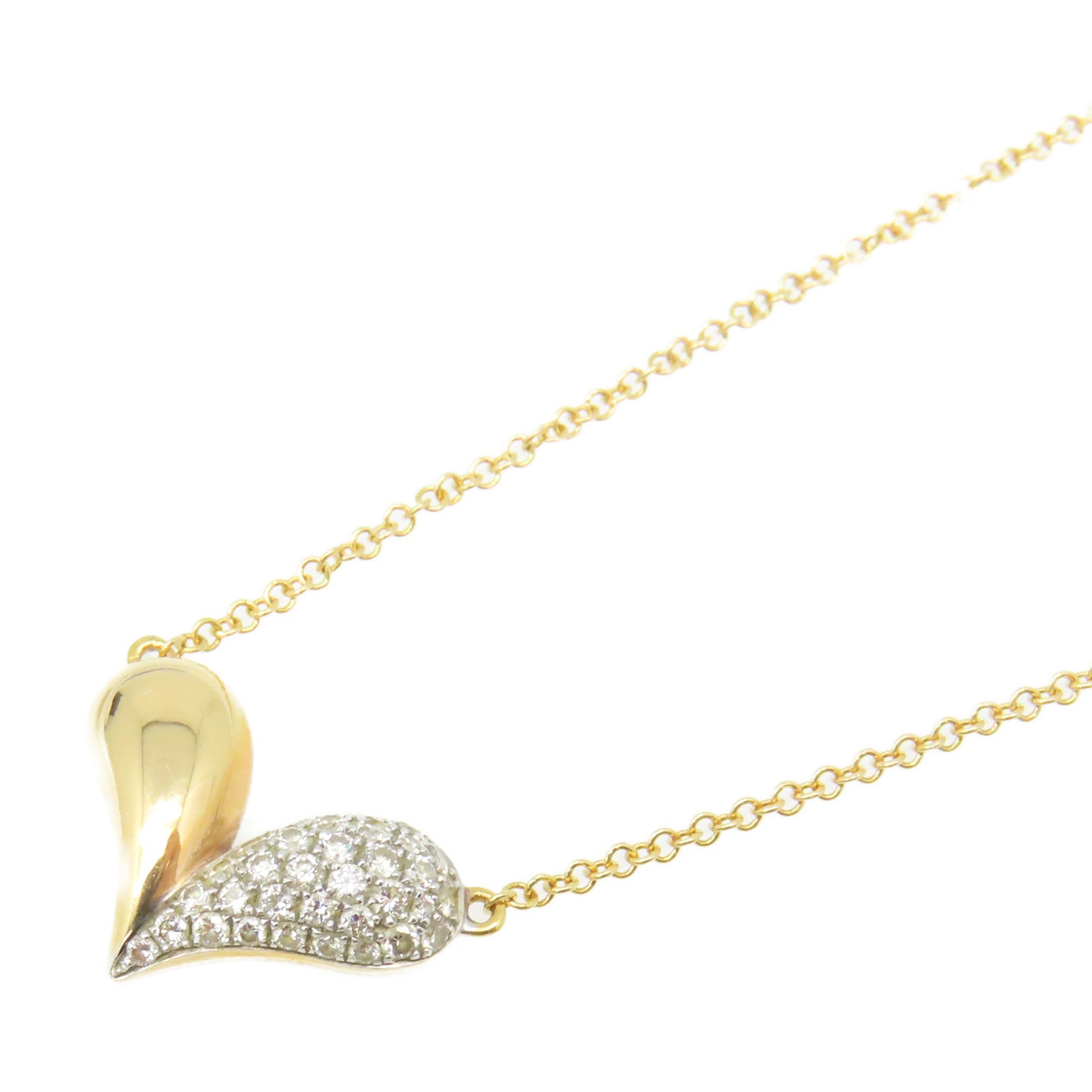 JEWELRY 【激減優惠】18K黃金Diamond Necklace 0.24ct鑽石項鏈