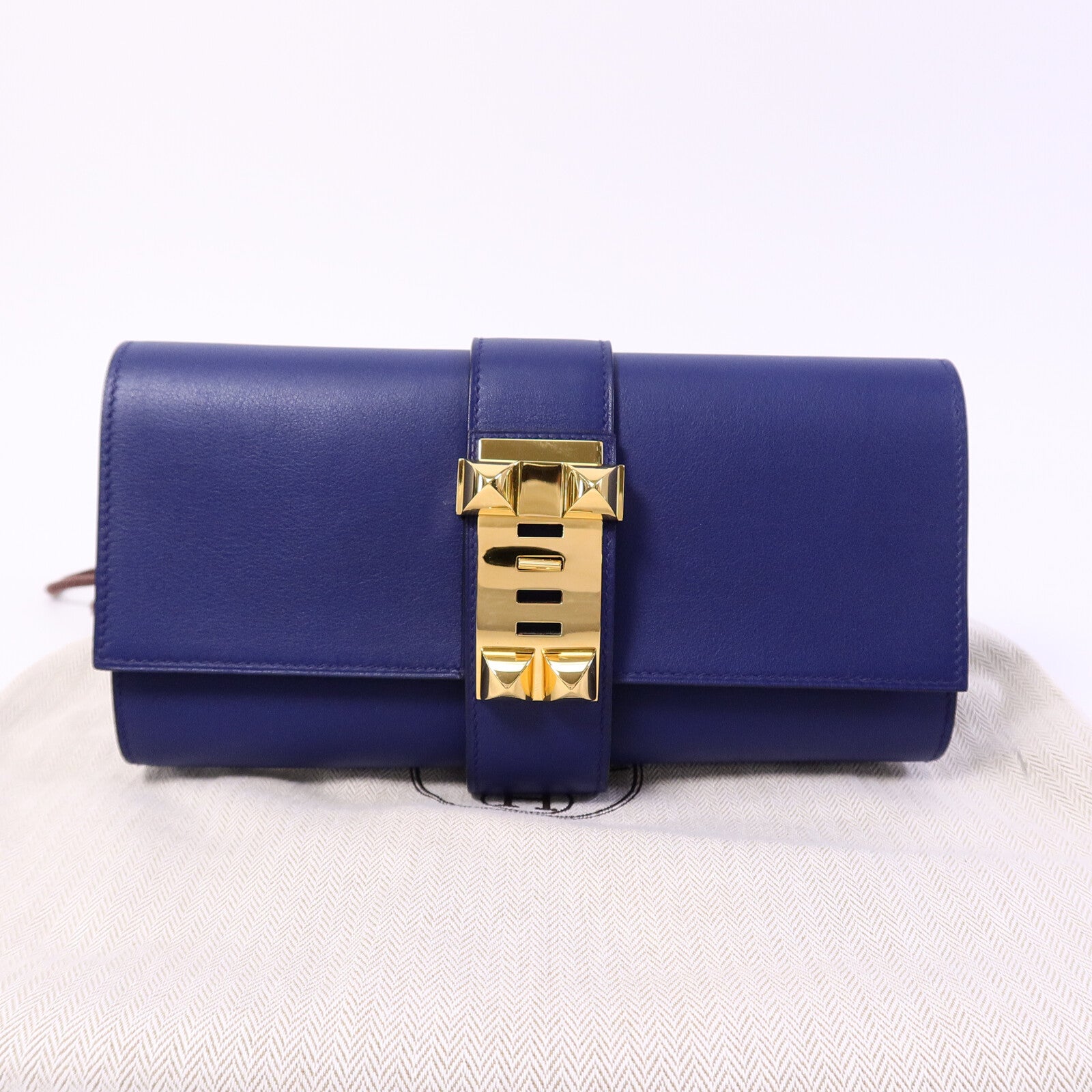 HERMES Swift皮革Medor Clutch手拿包