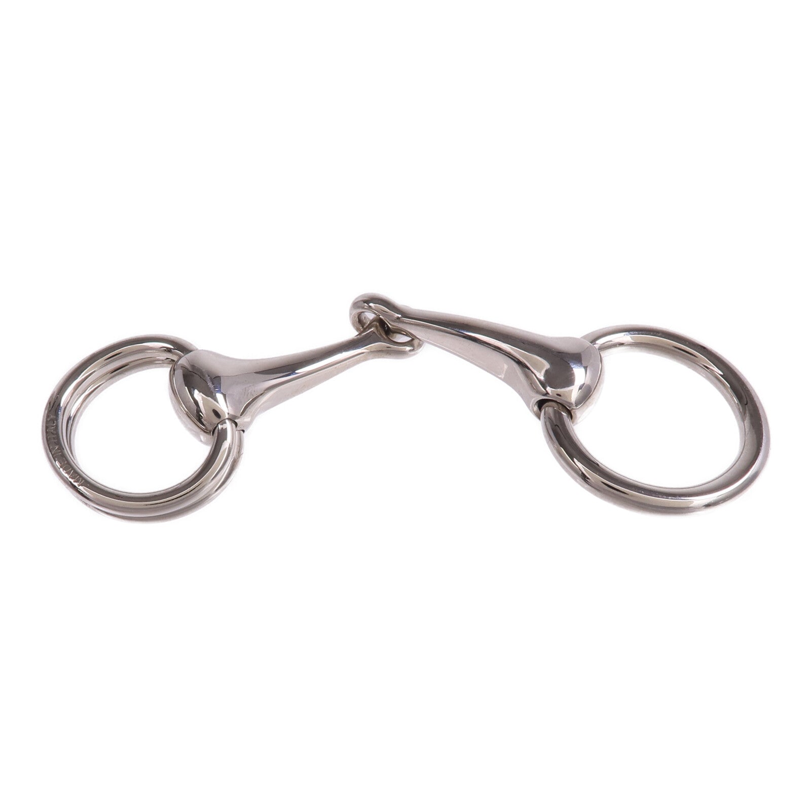 HERMES Palladium Plated Mors Scarf 90 Ring絲巾扣
