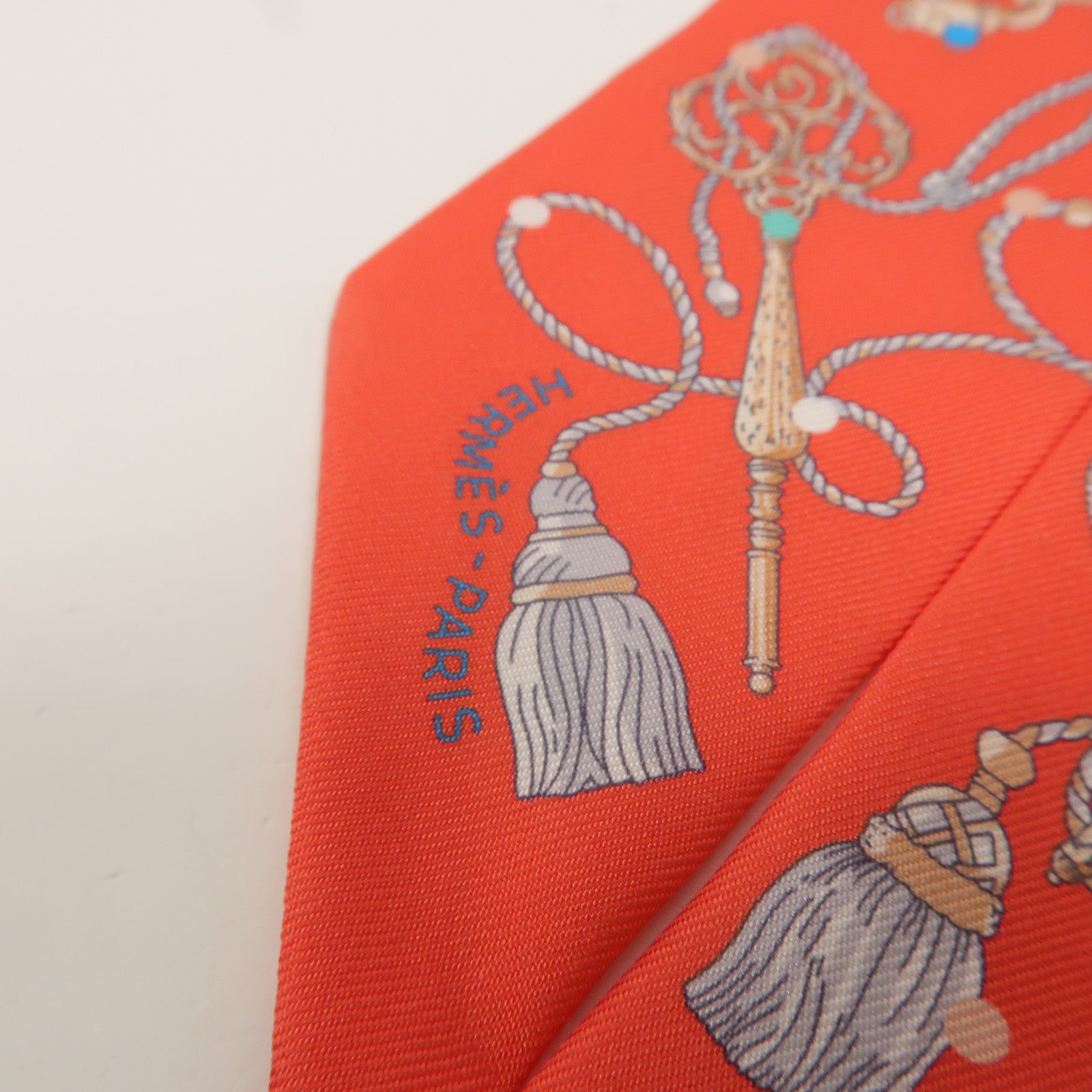 HERMES 【激減優惠】絲質Twilly絲巾