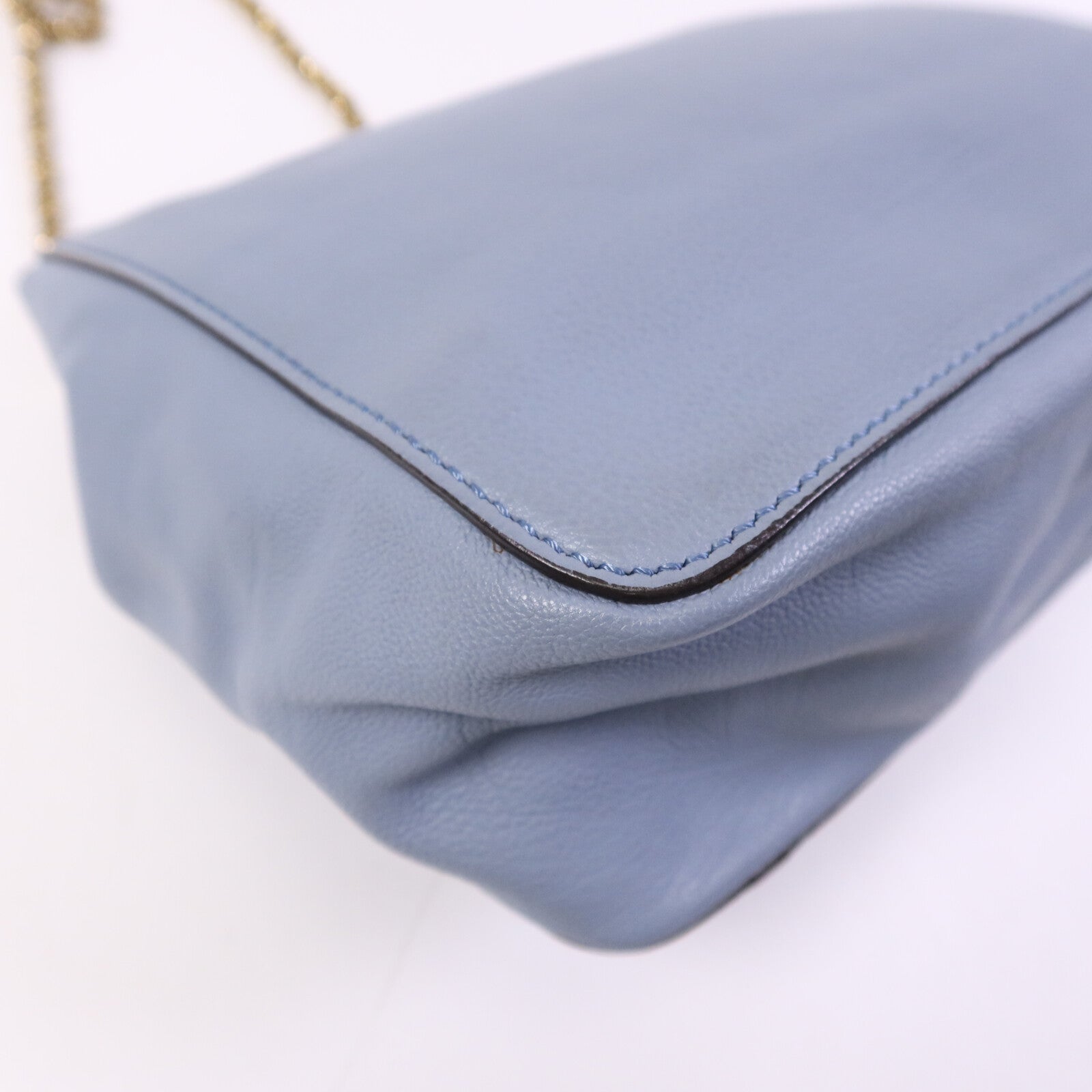 Chloe 【激減優惠】牛皮皮革Shoulder Bag金扣鏈帶肩背袋