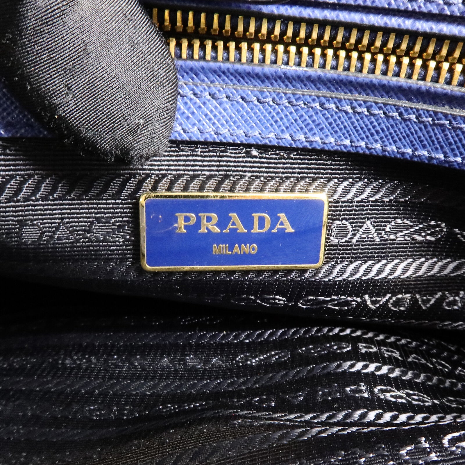 PRADA 牛皮皮革Galleria Saffiano Lux手挽肩背兩用袋