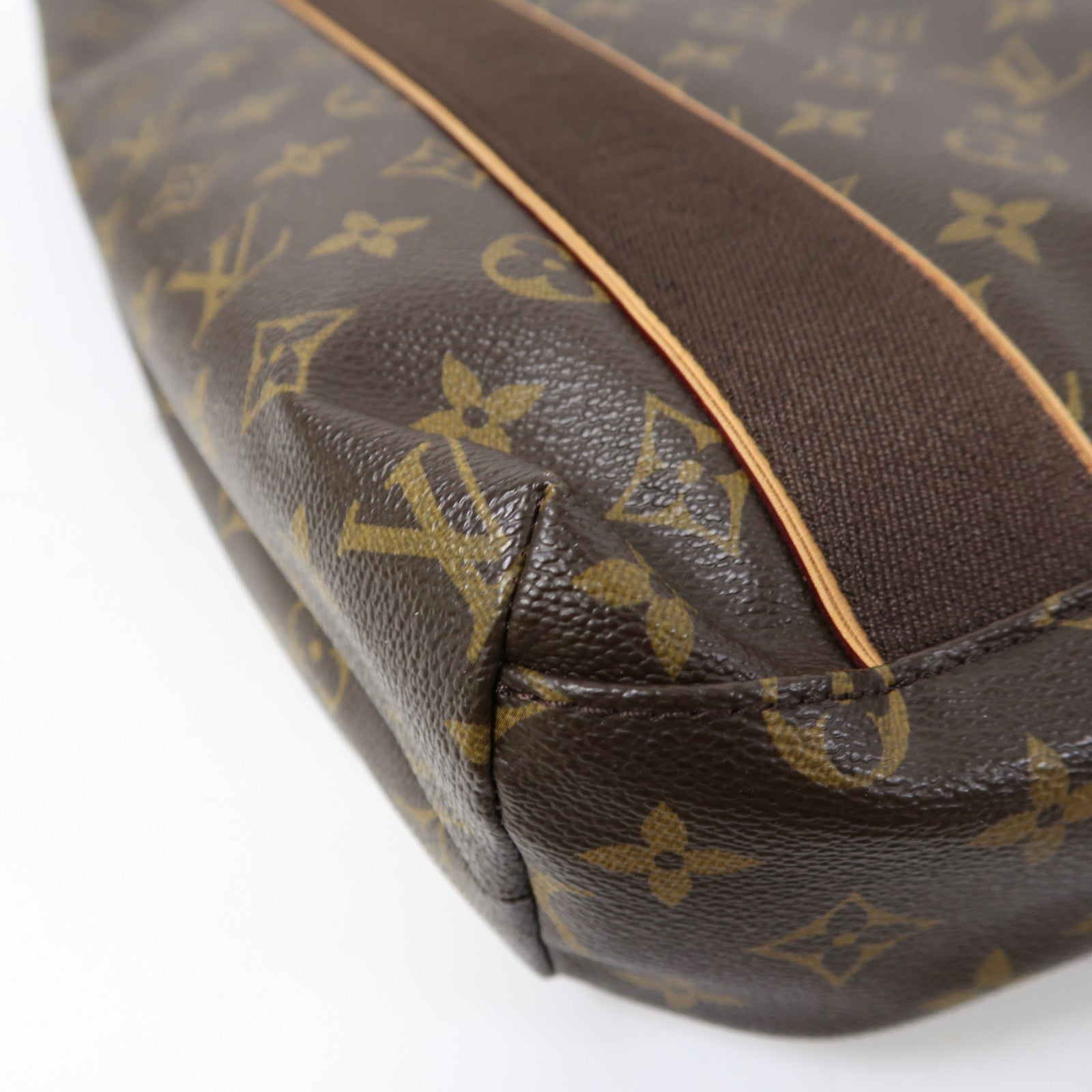 LOUIS VUITTON Monogram Cabas Beaubourg金扣肩背袋啡色