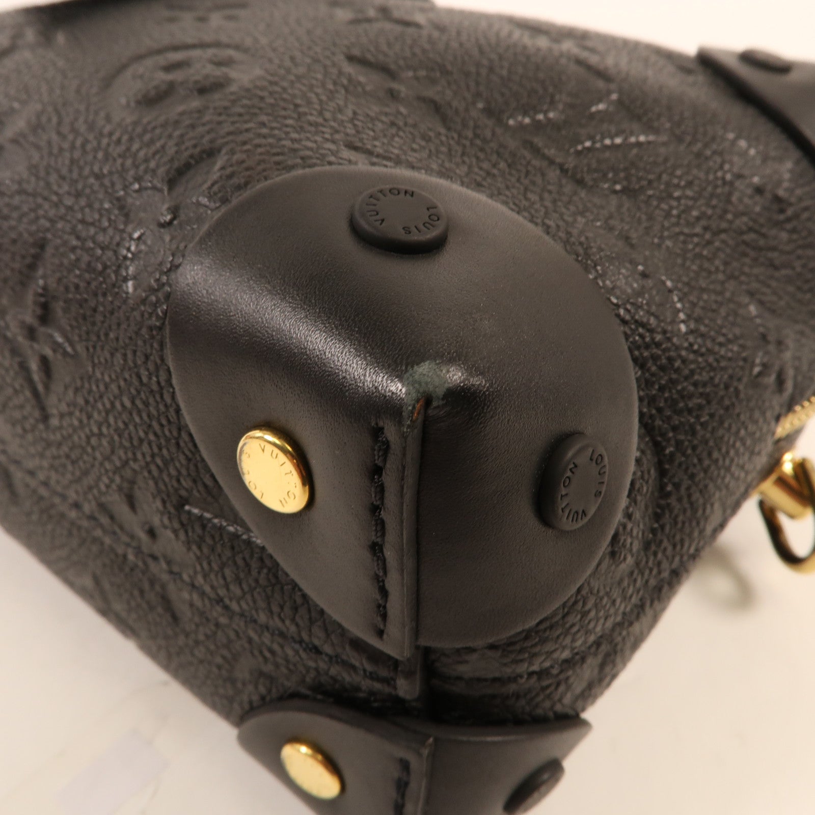 LOUIS VUITTON Monogram Empreinte Petite金扣手挽肩背兩用袋