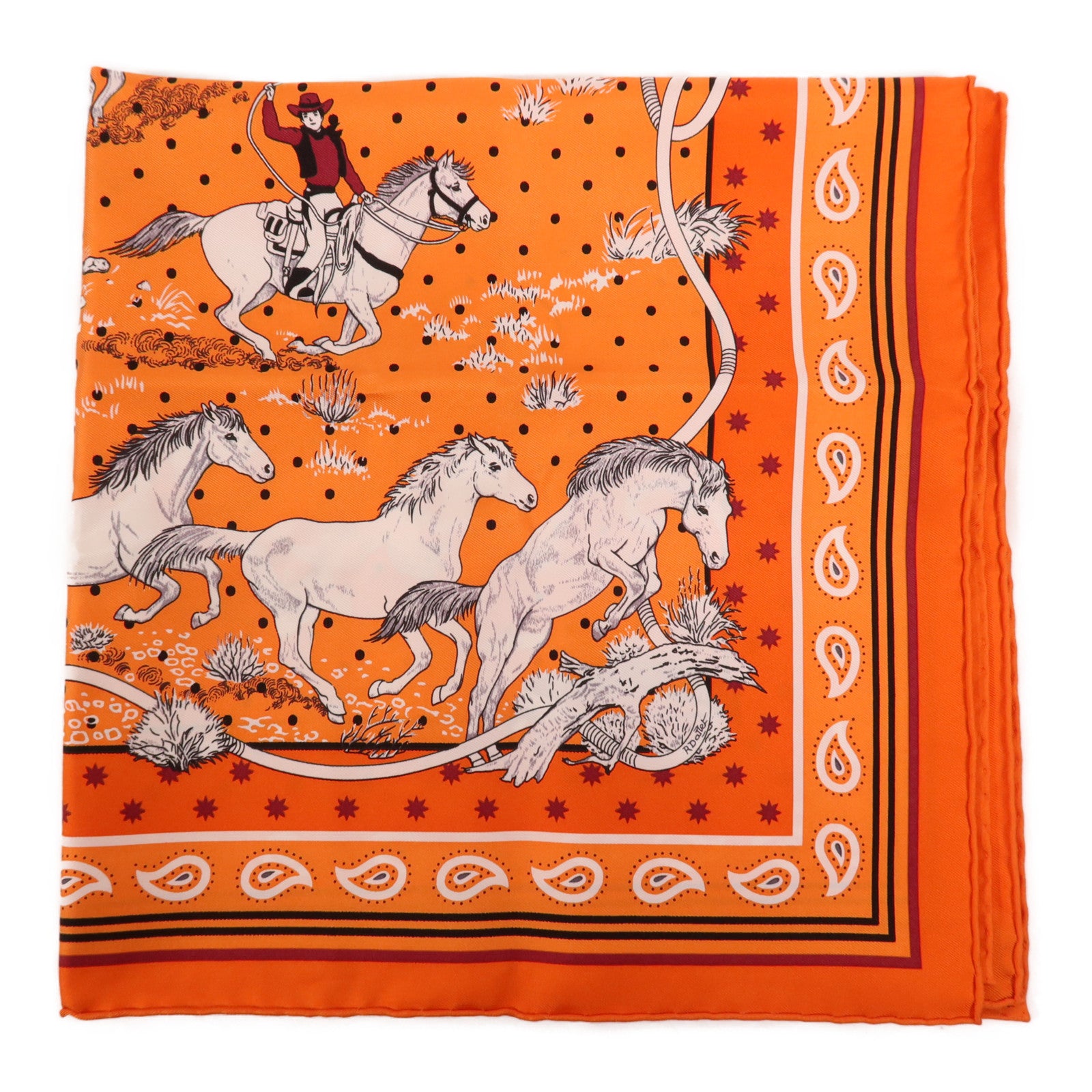 HERMES 絲質Scarf絲巾