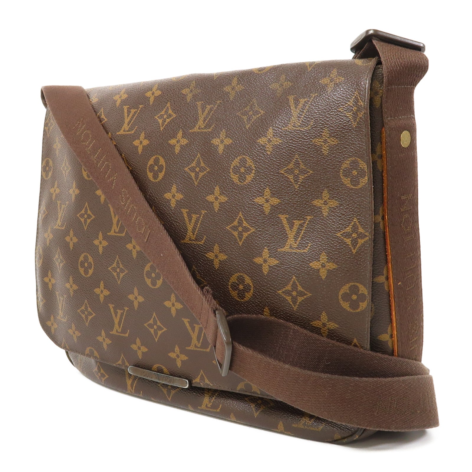 LOUIS VUITTON 【激減優惠】Monogram Beaubourg金扣肩背袋啡色