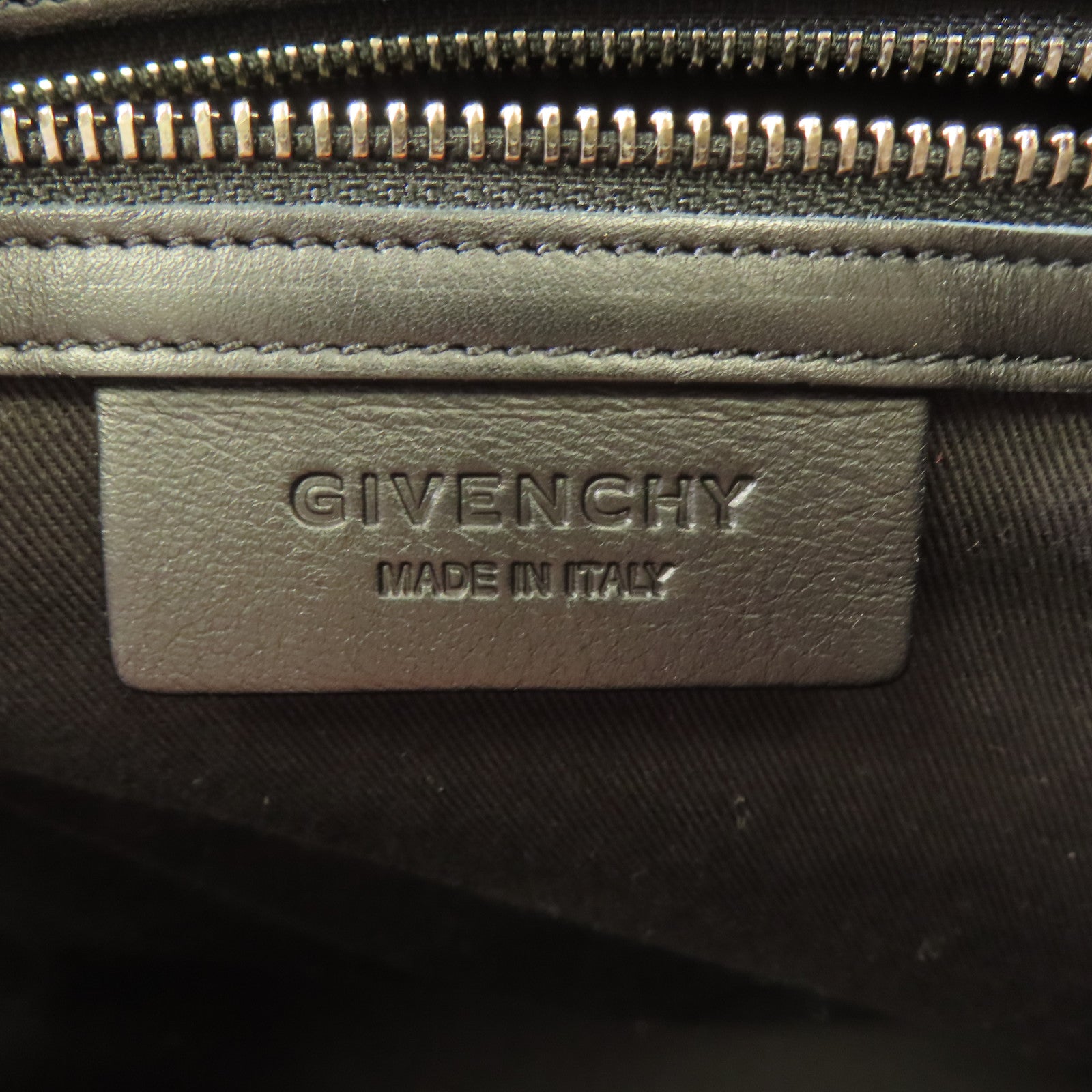 GIVENCHY 牛皮皮革nightingale金扣肩背袋橙色