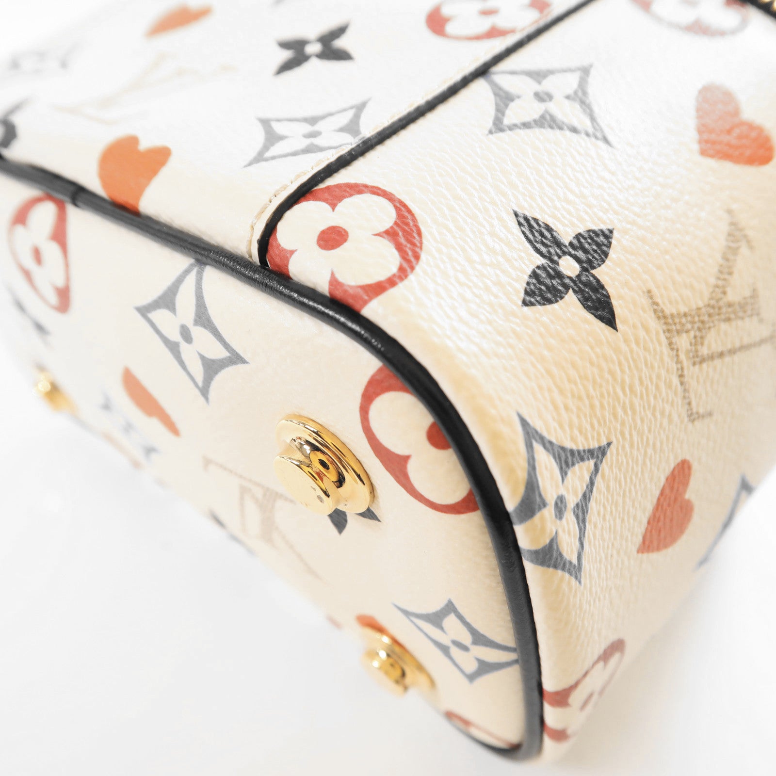 LOUIS VUITTON Monogram Game On Vanity PM金扣鏈帶手挽肩背兩用袋