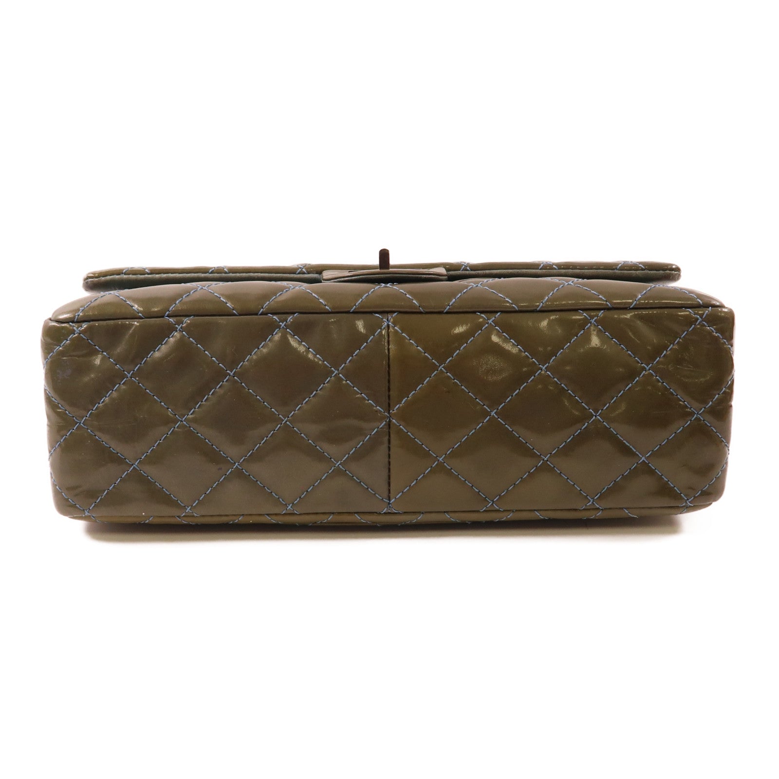 CHANEL 【激減優惠】漆皮皮革2.55鏈帶肩背袋