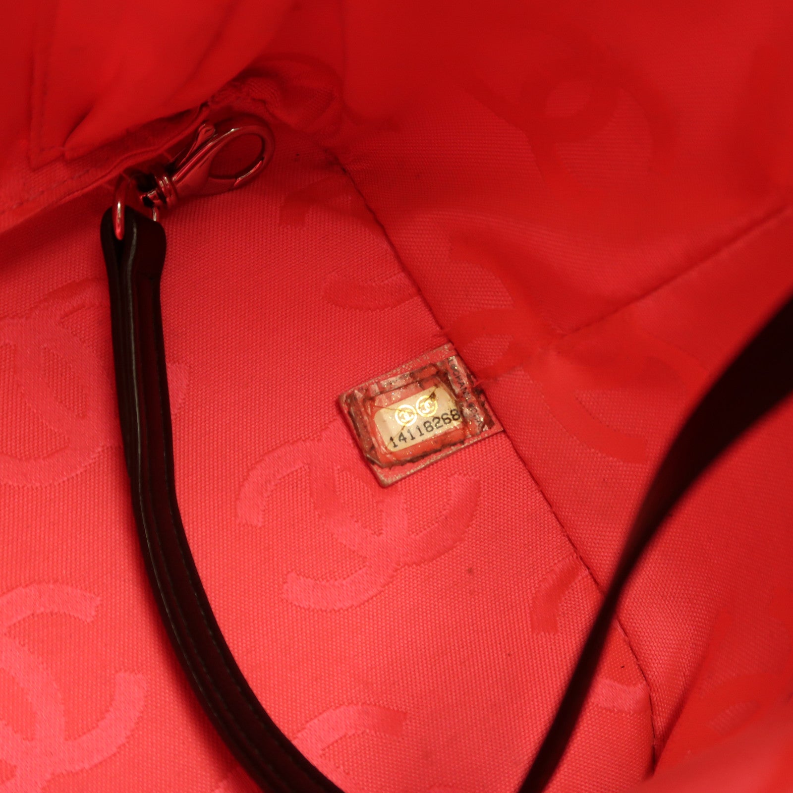 CHANEL 牛皮皮革Cambon Tote Bag銀扣手挽袋