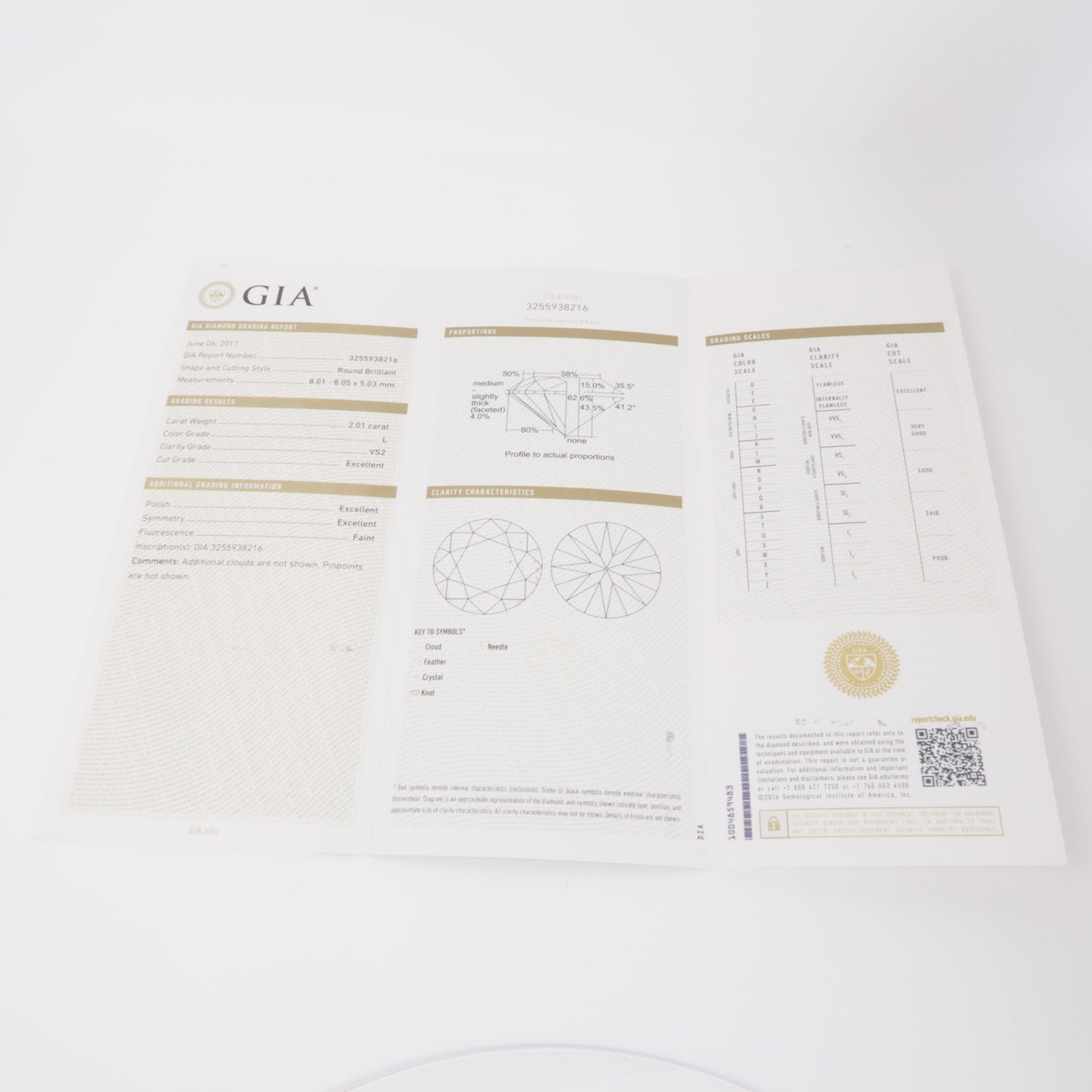 JEWELRY 18K白金Diamond Ring 2.01ct鑽石戒指US#5.75