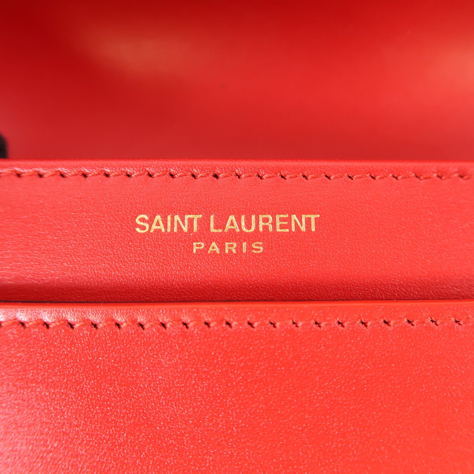 SAINT LAURENT 牛皮皮革Solferino Box金扣肩背袋