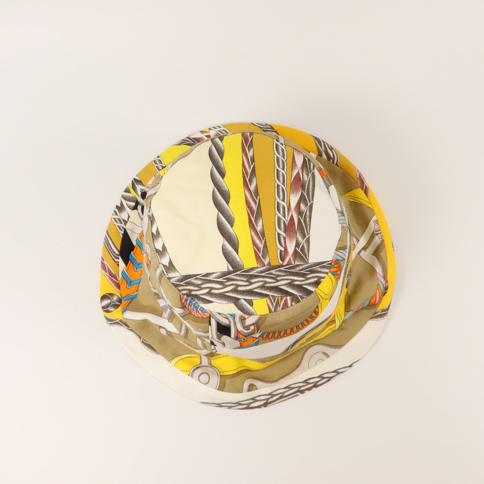 HERMES 絲質/棉質Bucket Hat帽子
