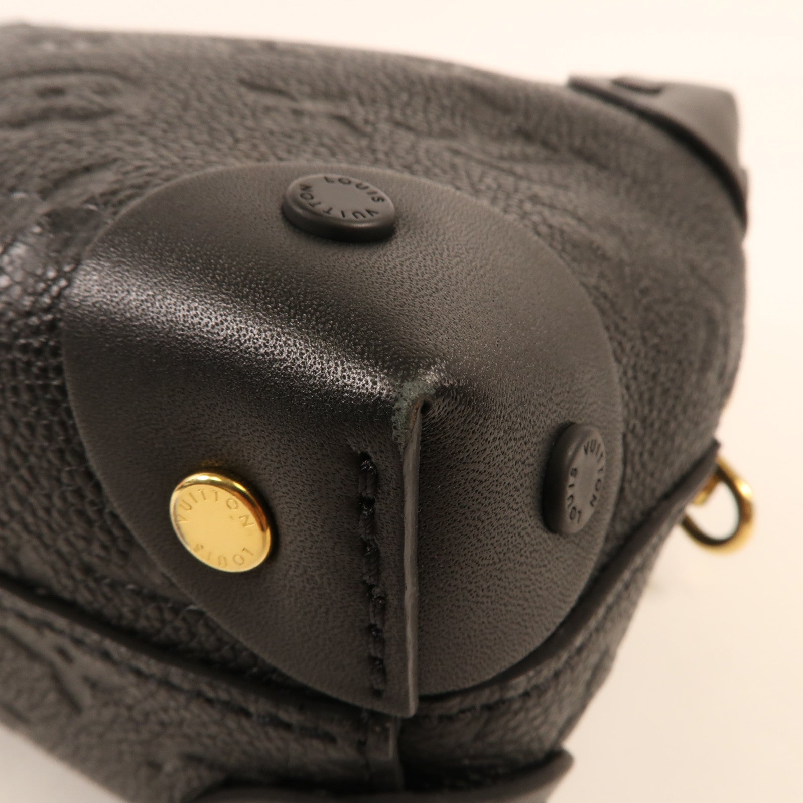 LOUIS VUITTON Monogram Empreinte Petite金扣手挽肩背兩用袋