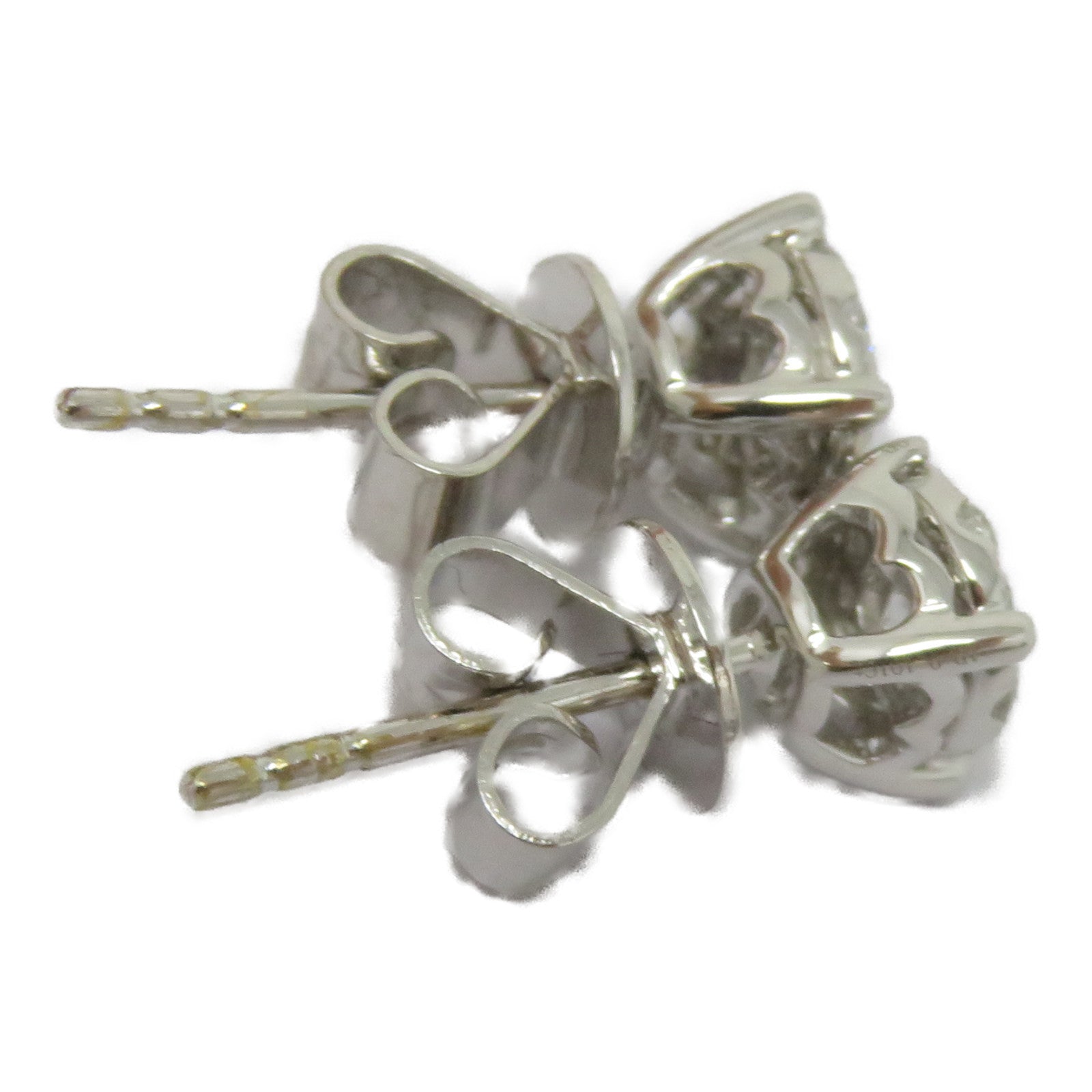 JEWELRY 18K白金Diamond Earrings 0.099ct/0.104ct鑽石耳環