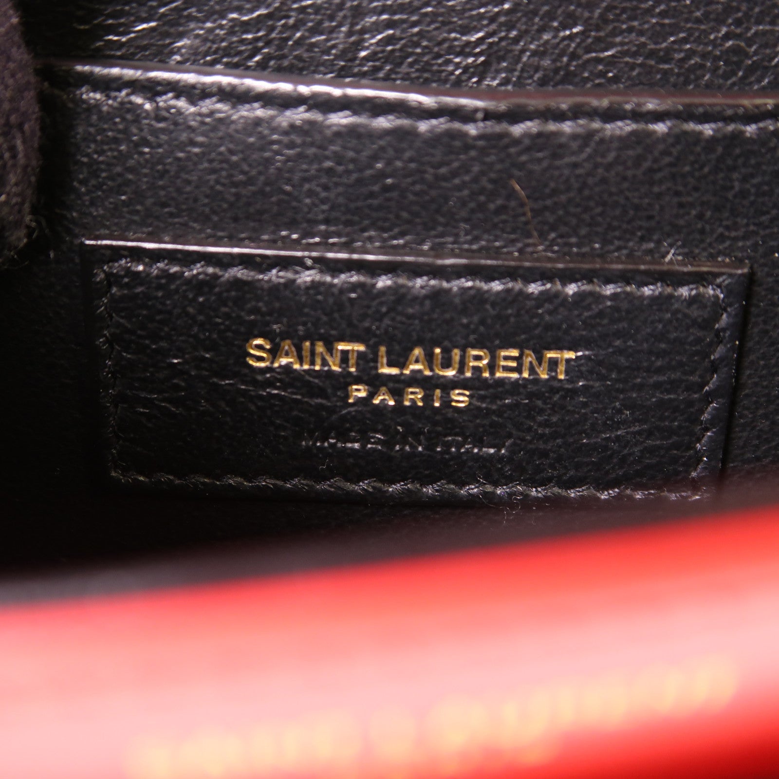 SAINT LAURENT 【激減優惠】牛皮皮革Solferino Box金扣肩背袋